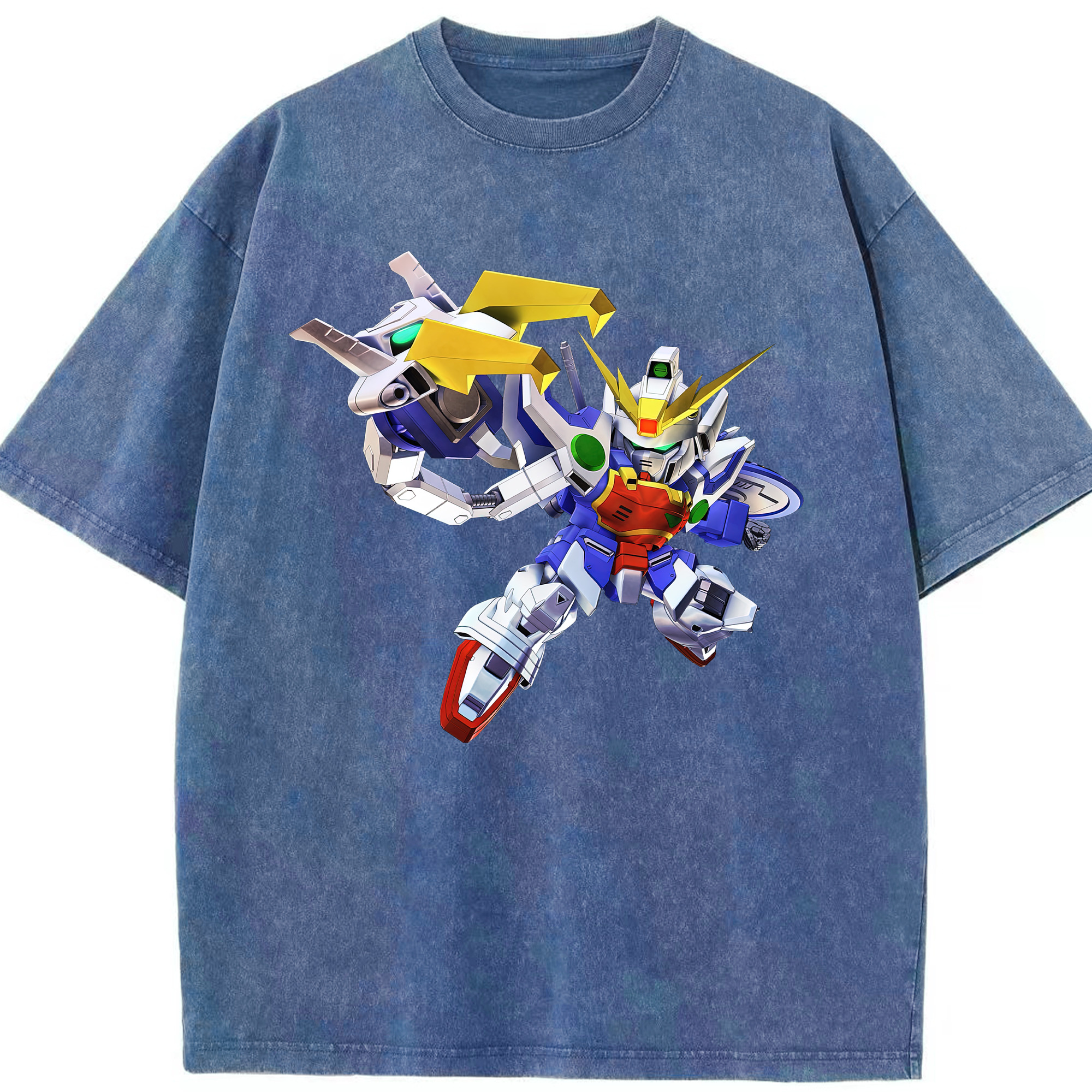 （画像用） 機動戦士ガンダム Mobile Suit Gundam 綿100% ヴィンテージ風 半袖Tシャツ（フロントプリント）