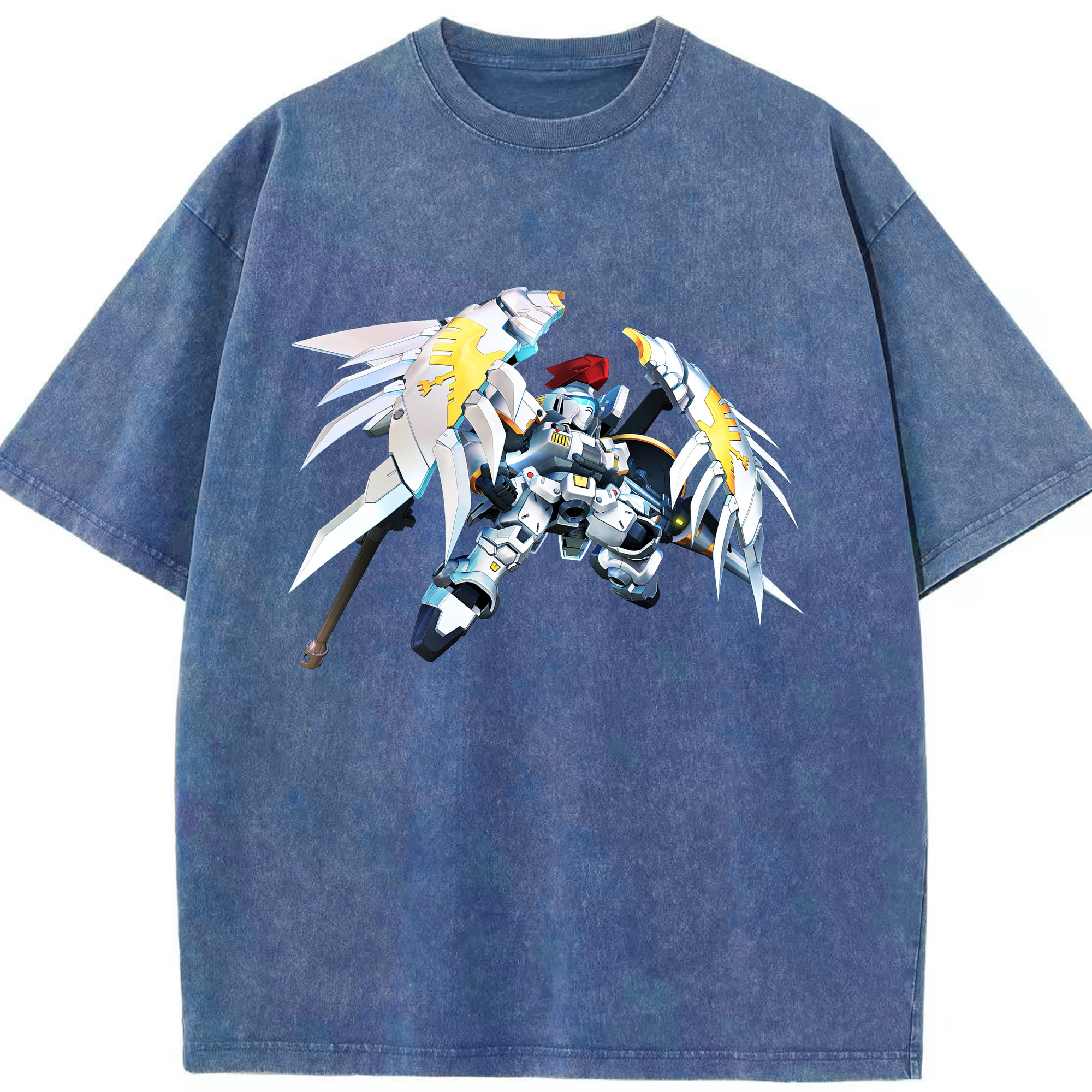 （画像用） 機動戦士ガンダム Mobile Suit Gundam 綿100% ヴィンテージ風 半袖Tシャツ（フロントプリント）