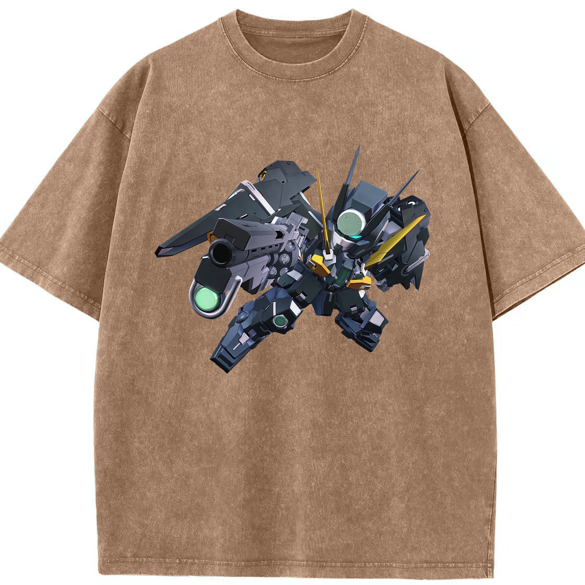 （画像用） 機動戦士ガンダム Mobile Suit Gundam 綿100% ヴィンテージ風 半袖Tシャツ（フロントプリント）