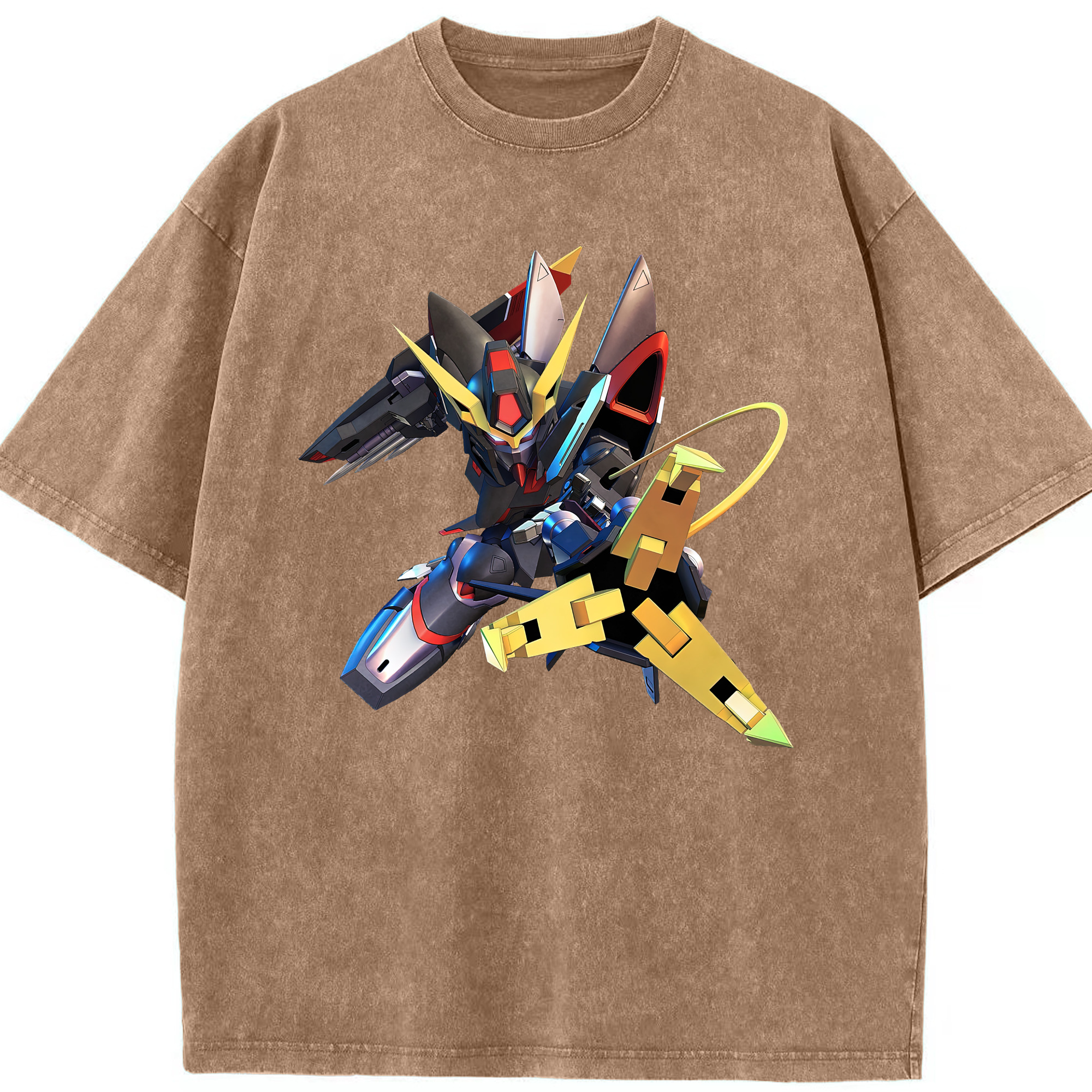 （画像用） 機動戦士ガンダム Mobile Suit Gundam 綿100% ヴィンテージ風 半袖Tシャツ（フロントプリント）