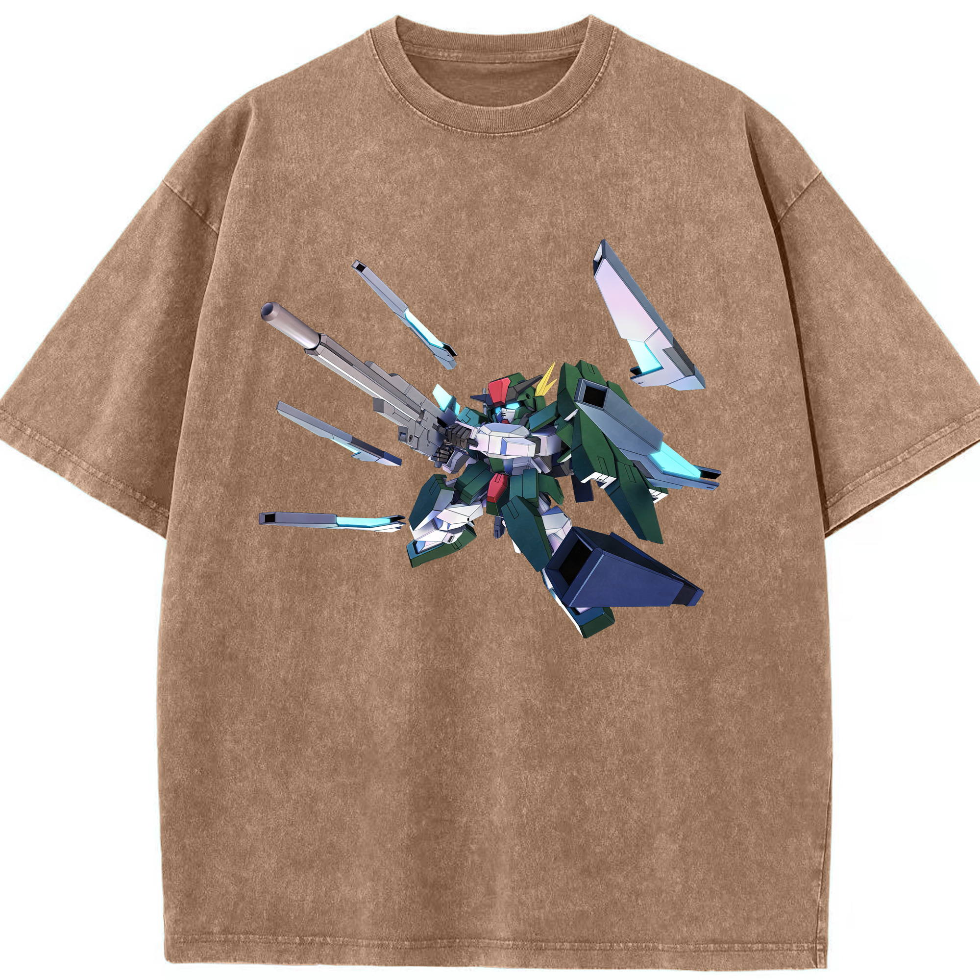 （画像用） 機動戦士ガンダム Mobile Suit Gundam 綿100% ヴィンテージ風 半袖Tシャツ（フロントプリント）