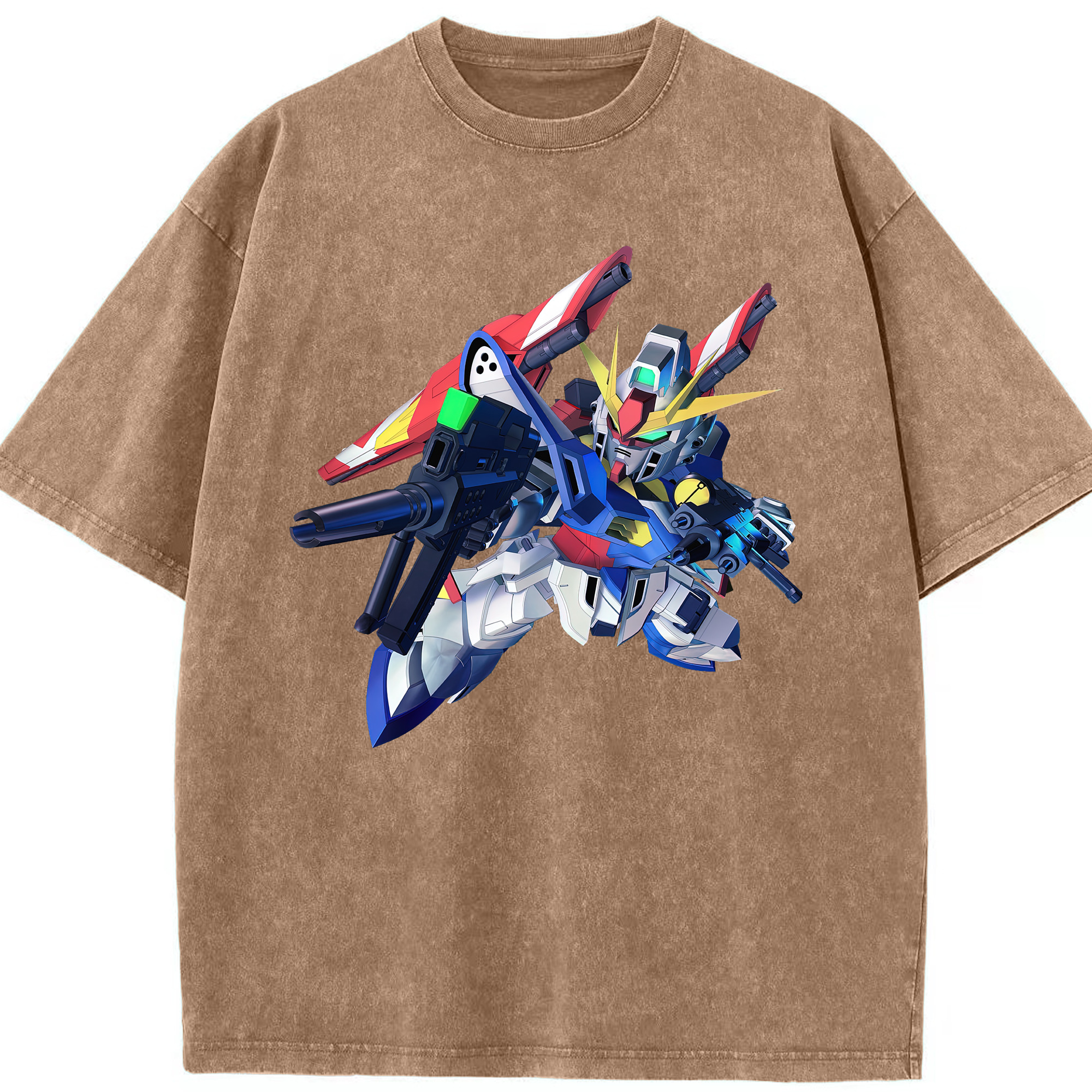 （画像用） 機動戦士ガンダム Mobile Suit Gundam 綿100% ヴィンテージ風 半袖Tシャツ（フロントプリント）