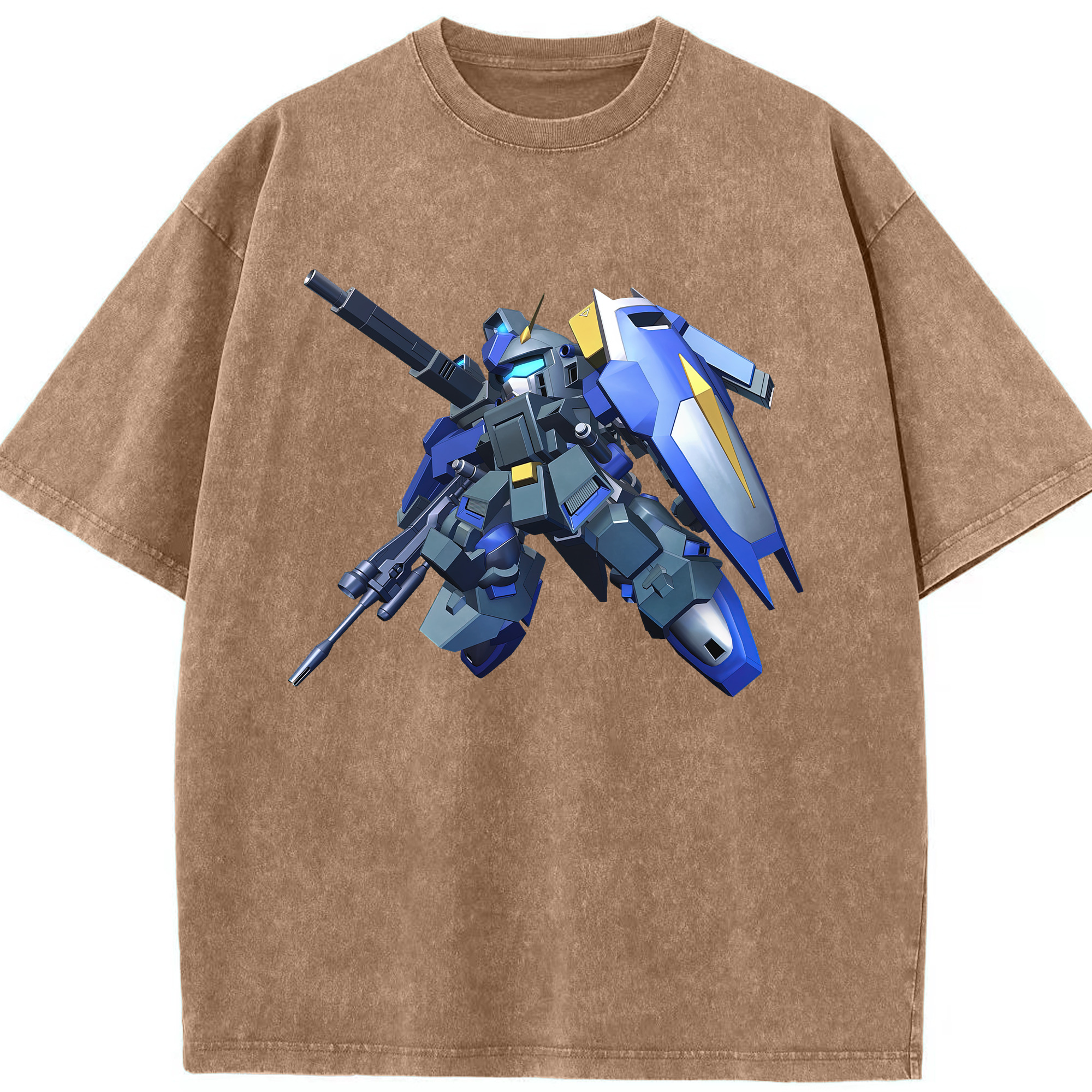 （画像用） 機動戦士ガンダム Mobile Suit Gundam 綿100% ヴィンテージ風 半袖Tシャツ（フロントプリント）