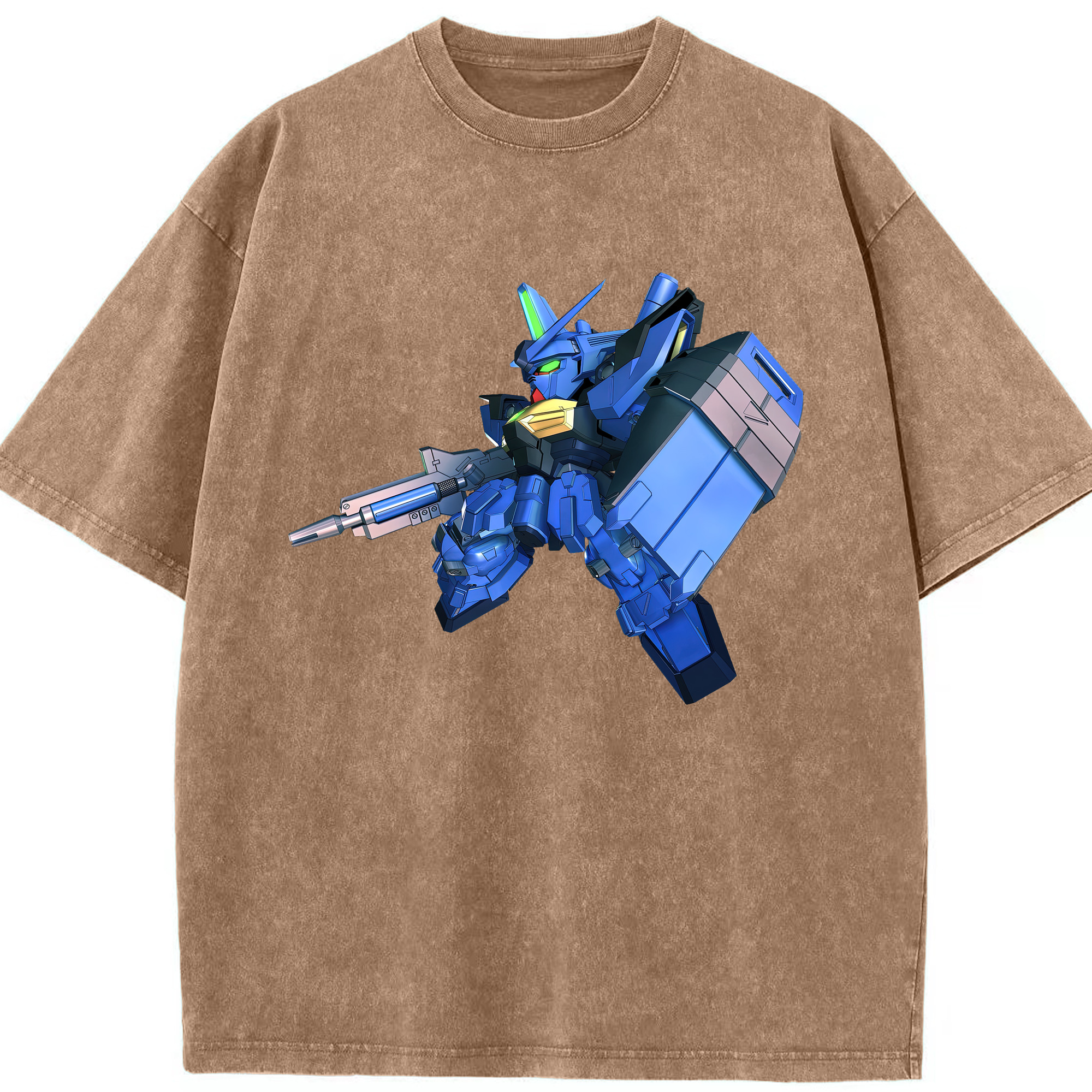 （画像用） 機動戦士ガンダム Mobile Suit Gundam 綿100% ヴィンテージ風 半袖Tシャツ（フロントプリント）