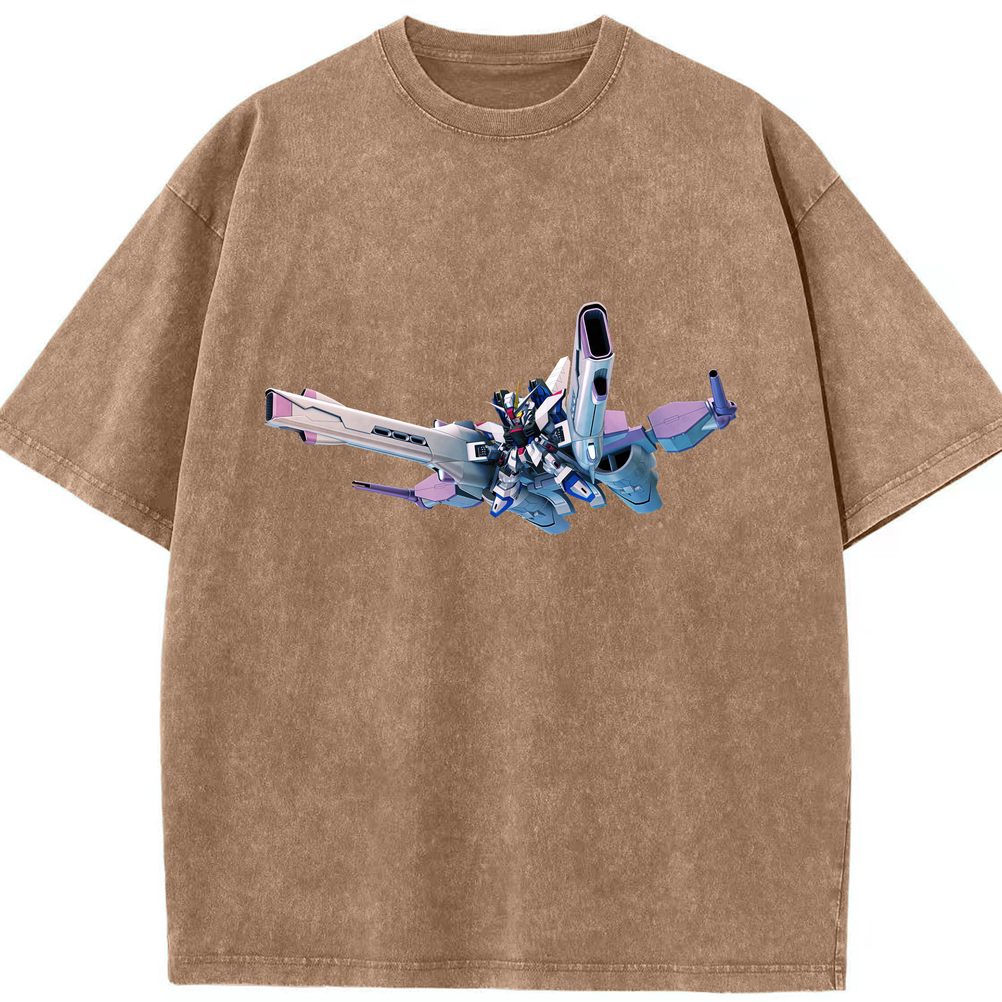 （画像用） 機動戦士ガンダム Mobile Suit Gundam 綿100% ヴィンテージ風 半袖Tシャツ（フロントプリント）