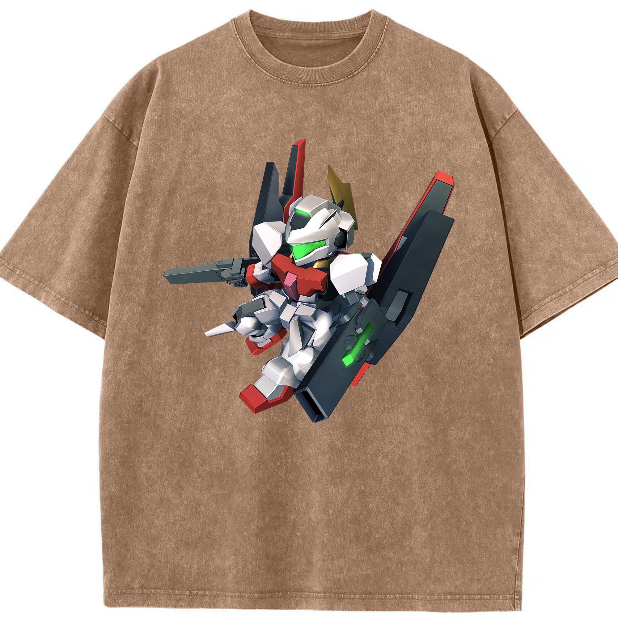 （画像用） 機動戦士ガンダム Mobile Suit Gundam 綿100% ヴィンテージ風 半袖Tシャツ（フロントプリント）