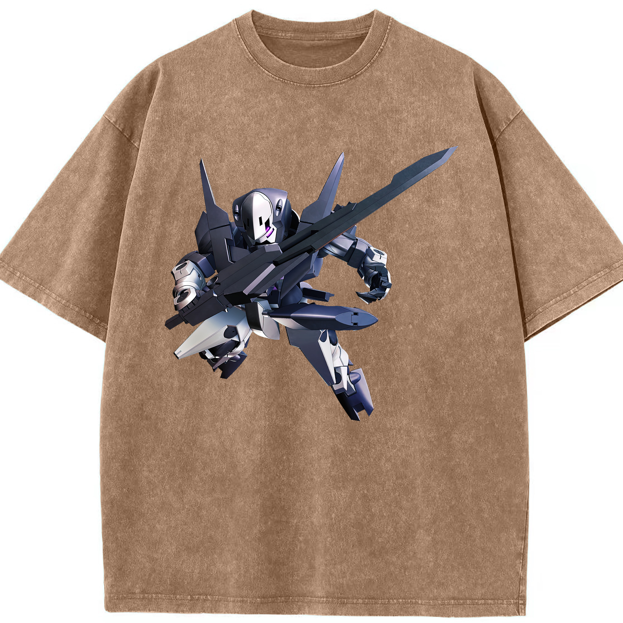 （画像用） 機動戦士ガンダム Mobile Suit Gundam 綿100% ヴィンテージ風 半袖Tシャツ（フロントプリント）