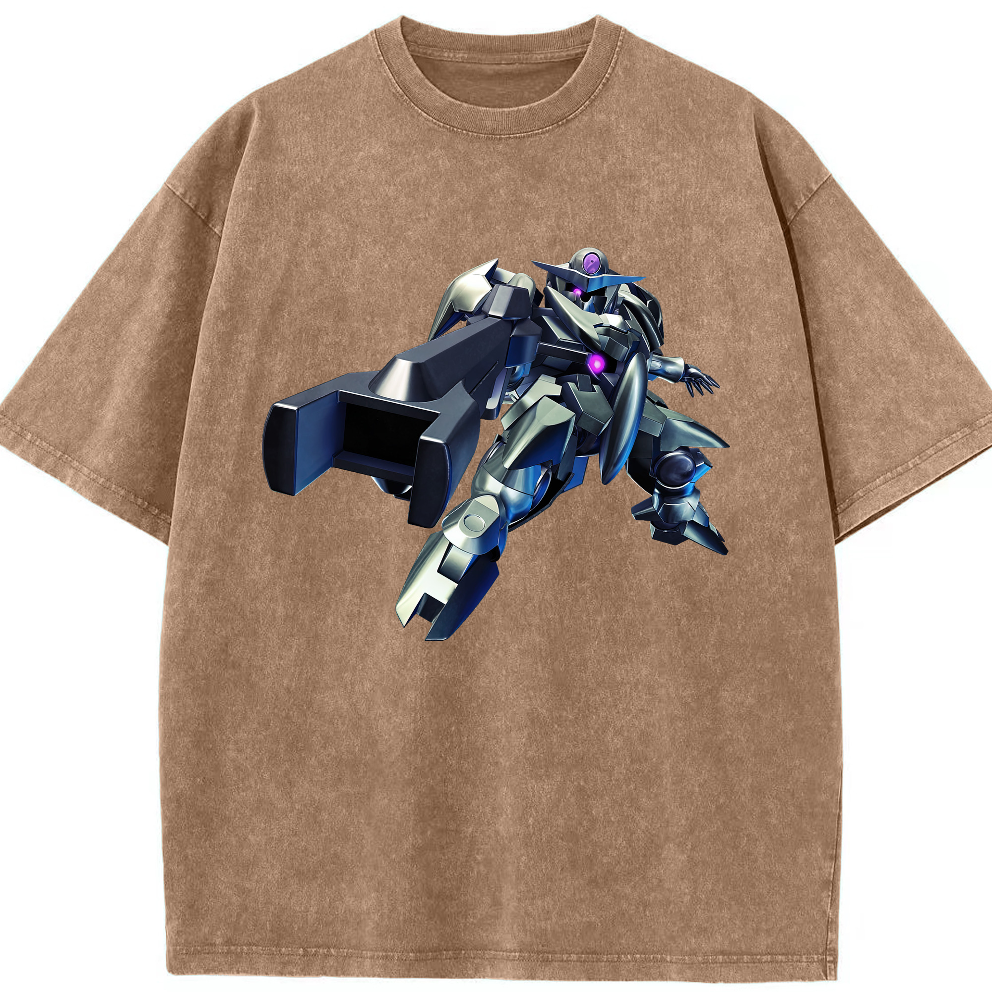 （画像用） 機動戦士ガンダム Mobile Suit Gundam 綿100% ヴィンテージ風 半袖Tシャツ（フロントプリント）