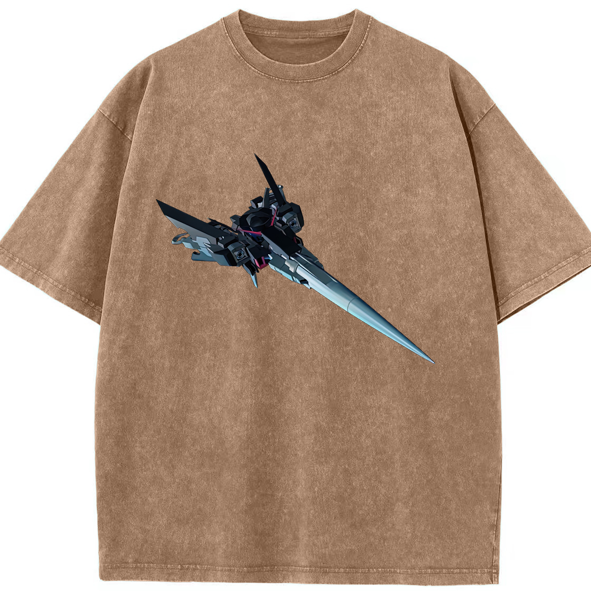 （画像用） 機動戦士ガンダム Mobile Suit Gundam 綿100% ヴィンテージ風 半袖Tシャツ（フロントプリント）