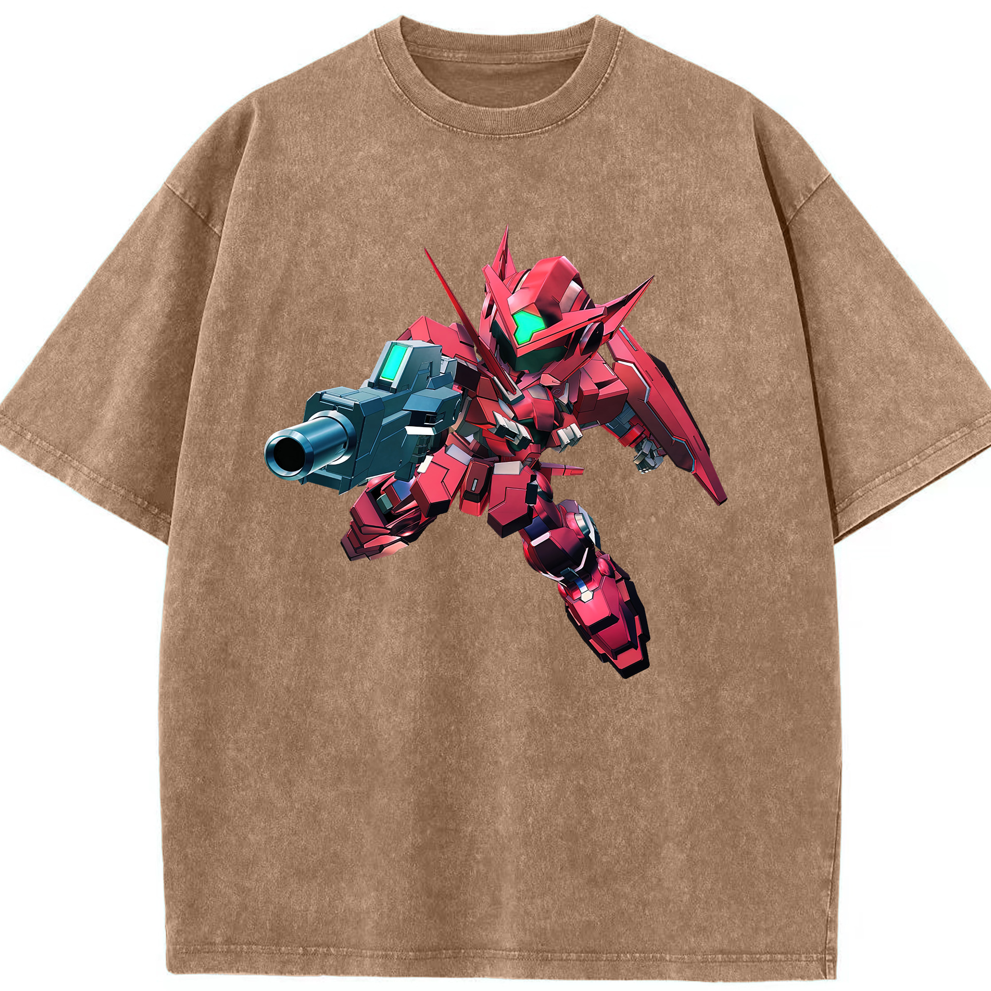 （画像用） 機動戦士ガンダム Mobile Suit Gundam 綿100% ヴィンテージ風 半袖Tシャツ（フロントプリント）