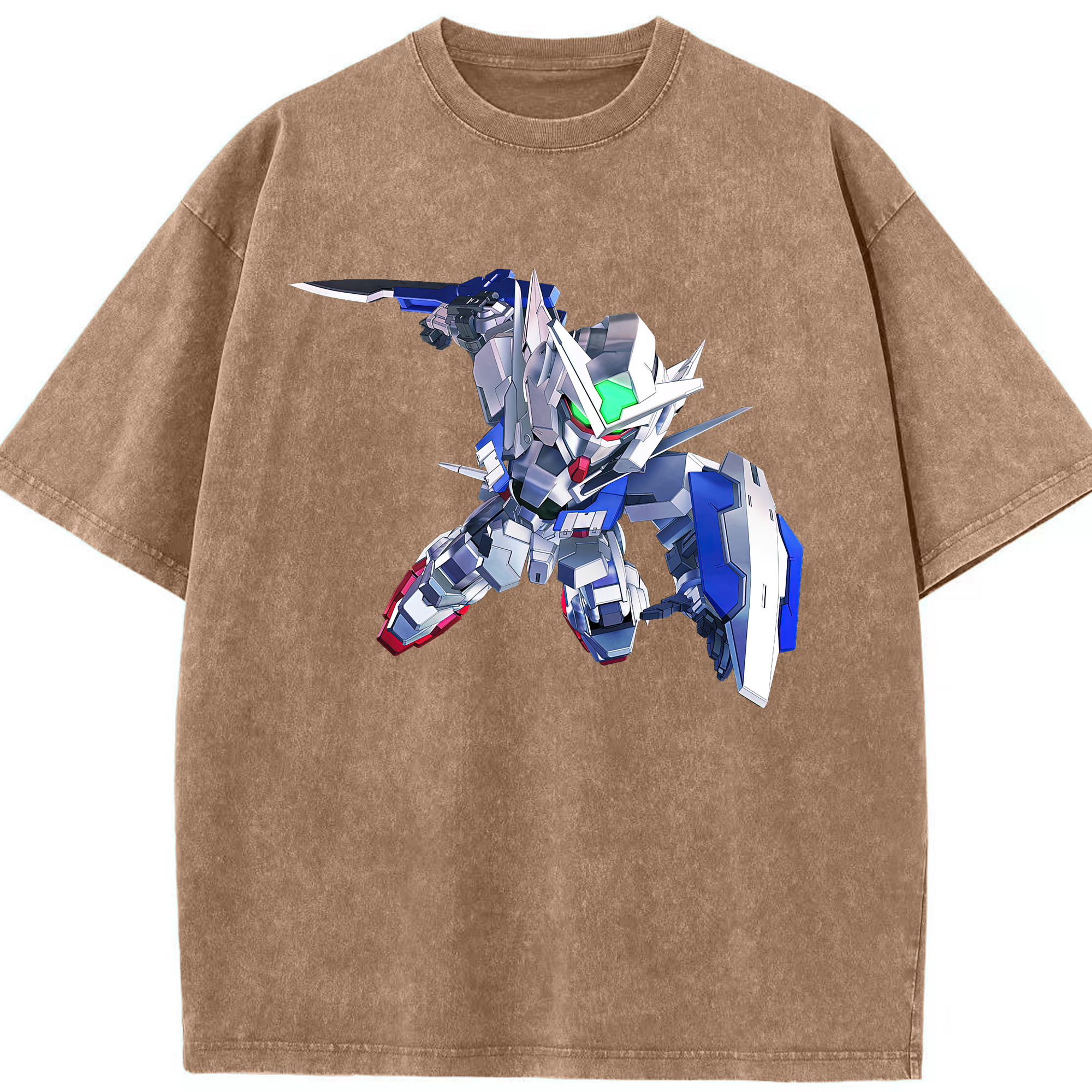 （画像用） 機動戦士ガンダム Mobile Suit Gundam 綿100% ヴィンテージ風 半袖Tシャツ（フロントプリント）