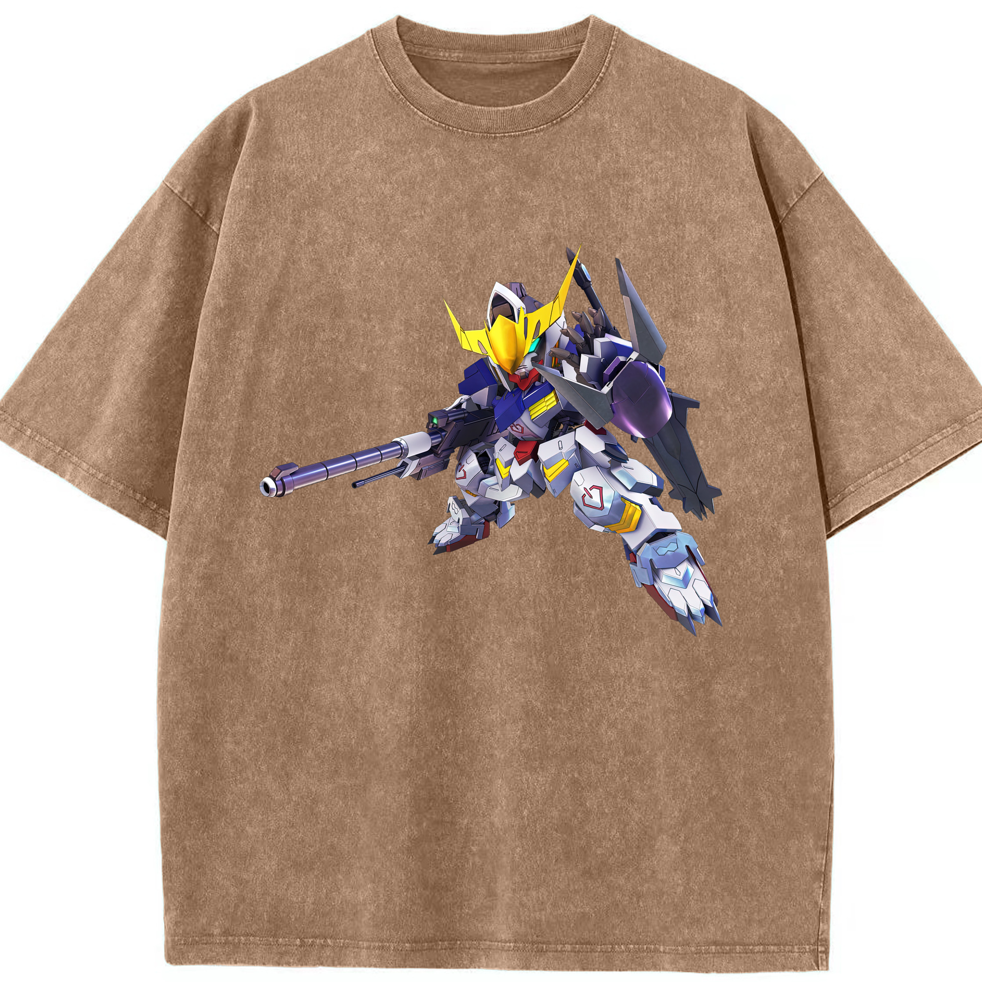 （画像用） 機動戦士ガンダム Mobile Suit Gundam 綿100% ヴィンテージ風 半袖Tシャツ（フロントプリント）
