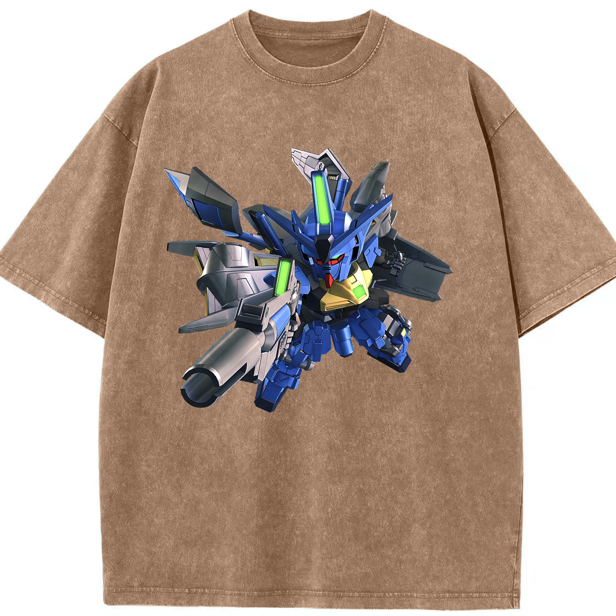 （画像用） 機動戦士ガンダム Mobile Suit Gundam 綿100% ヴィンテージ風 半袖Tシャツ（フロントプリント）