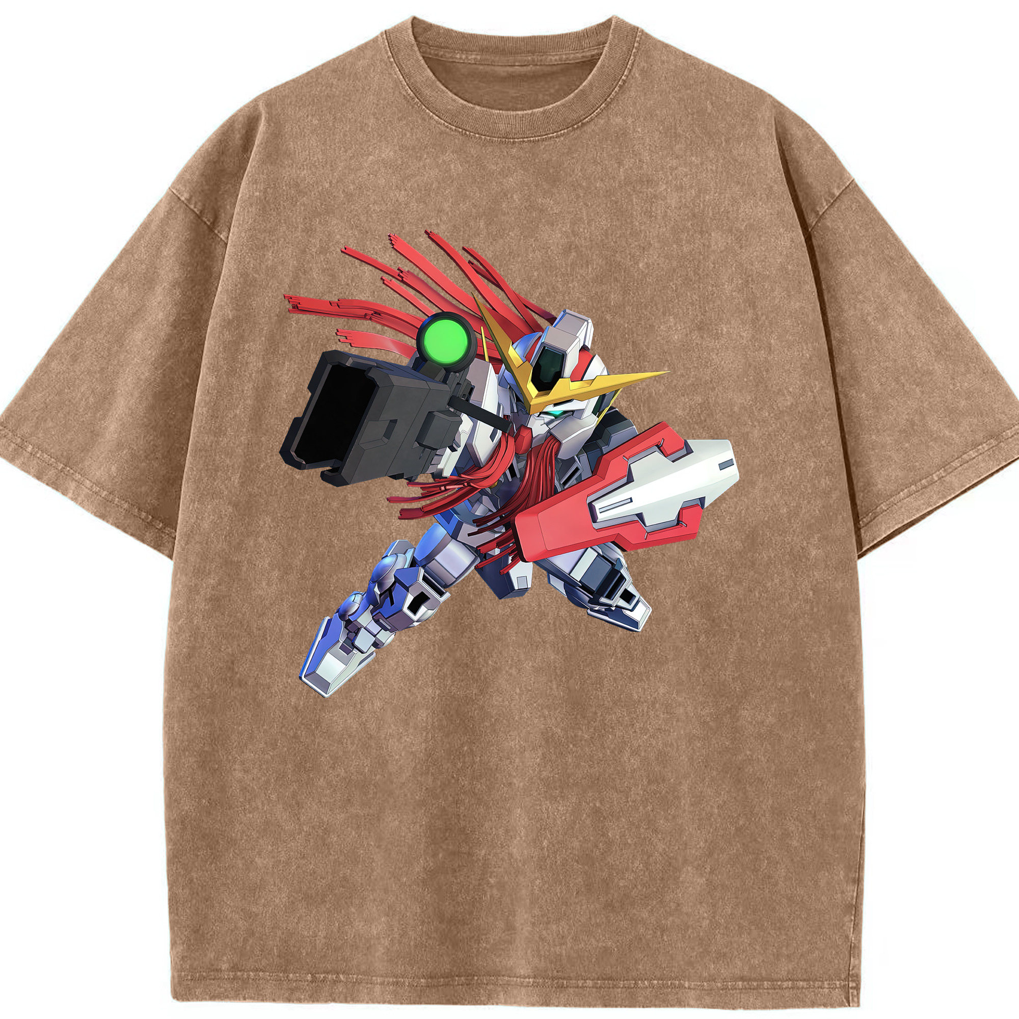 （画像用） 機動戦士ガンダム Mobile Suit Gundam 綿100% ヴィンテージ風 半袖Tシャツ（フロントプリント）