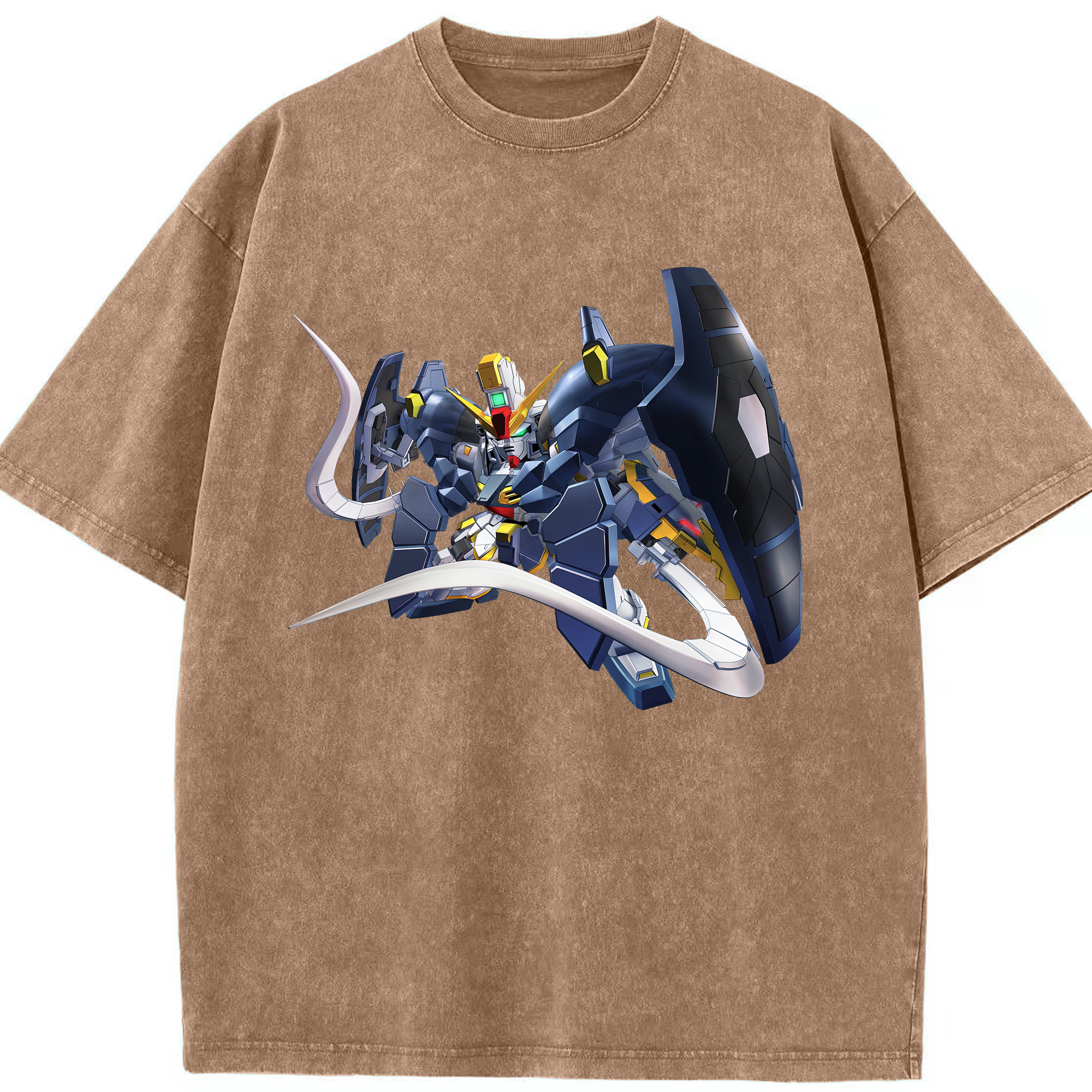 （画像用） 機動戦士ガンダム Mobile Suit Gundam 綿100% ヴィンテージ風 半袖Tシャツ（フロントプリント）