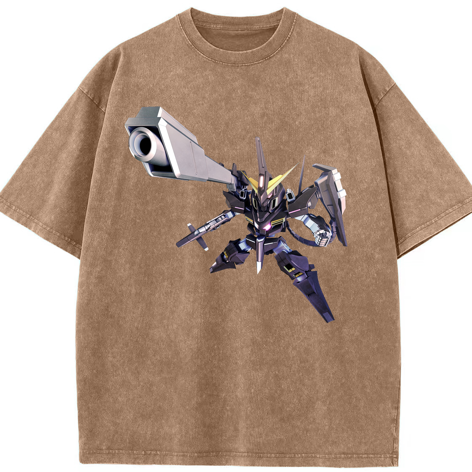 （画像用） 機動戦士ガンダム Mobile Suit Gundam 綿100% ヴィンテージ風 半袖Tシャツ（フロントプリント）