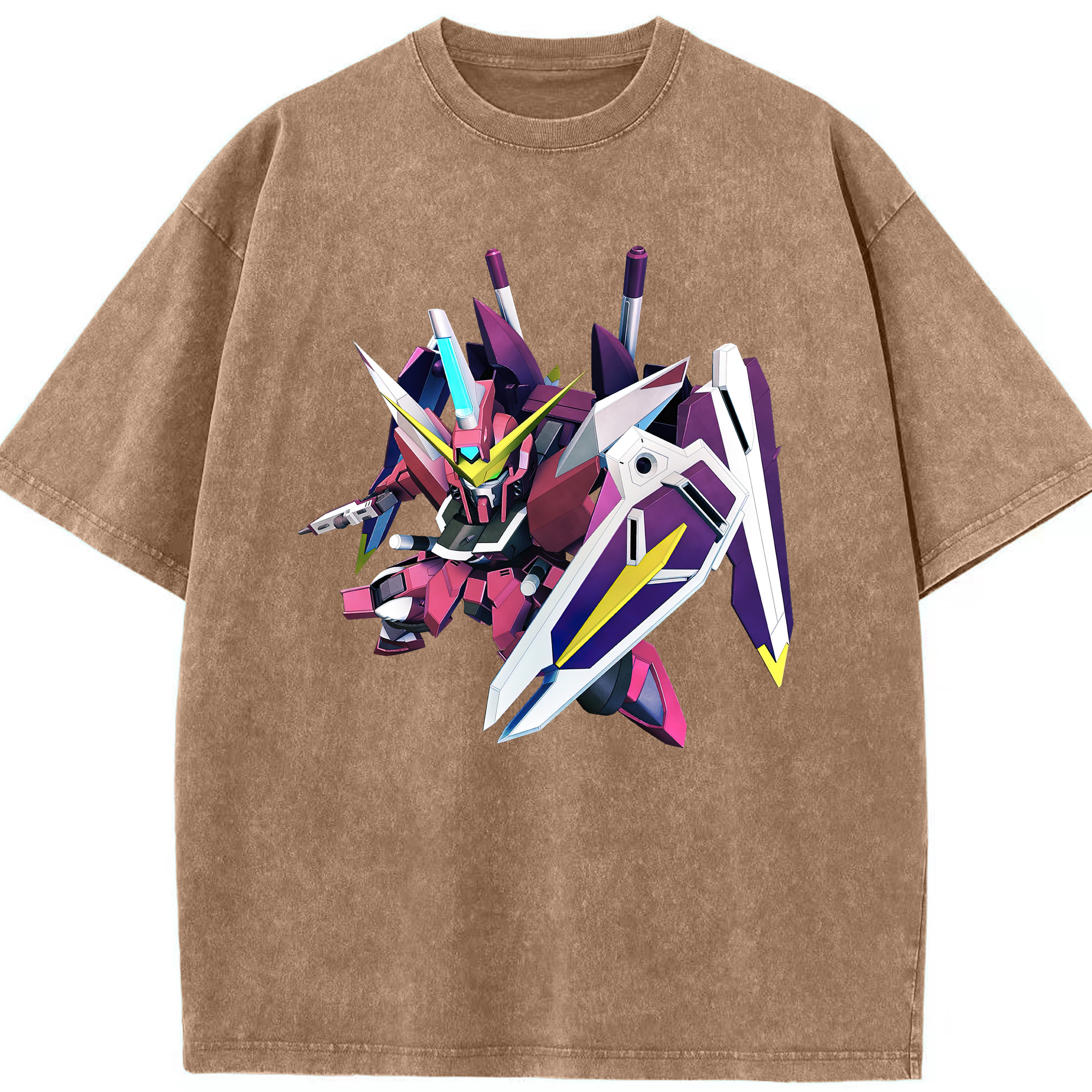 （画像用） 機動戦士ガンダム Mobile Suit Gundam 綿100% ヴィンテージ風 半袖Tシャツ（フロントプリント）