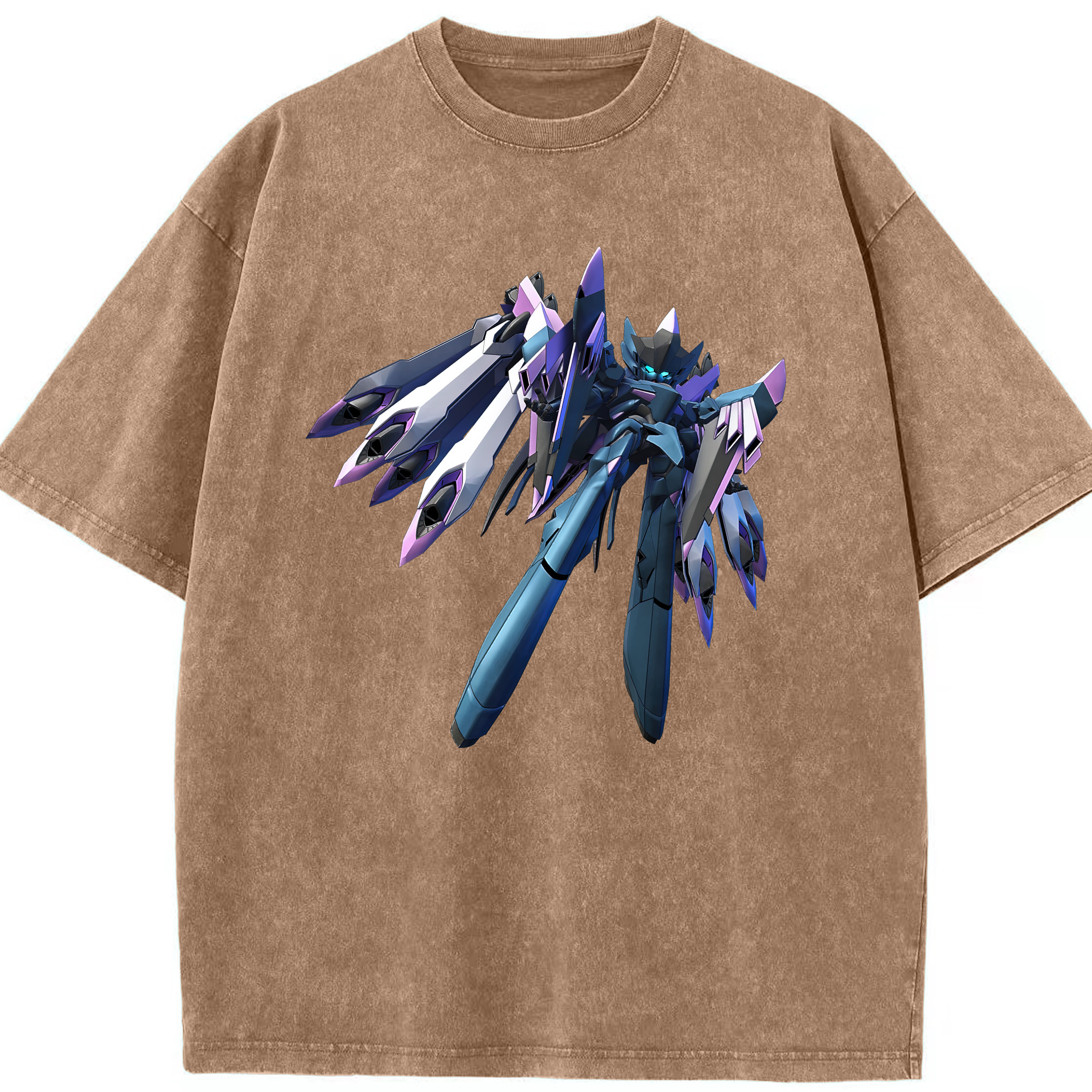 （画像用） 機動戦士ガンダム Mobile Suit Gundam 綿100% ヴィンテージ風 半袖Tシャツ（フロントプリント）