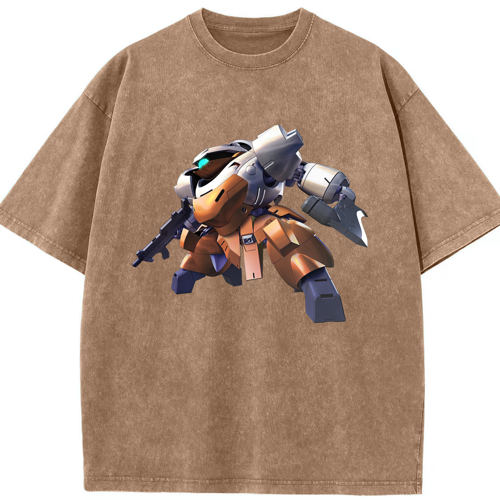 （画像用） 機動戦士ガンダム Mobile Suit Gundam 綿100% ヴィンテージ風 半袖Tシャツ（フロントプリント）