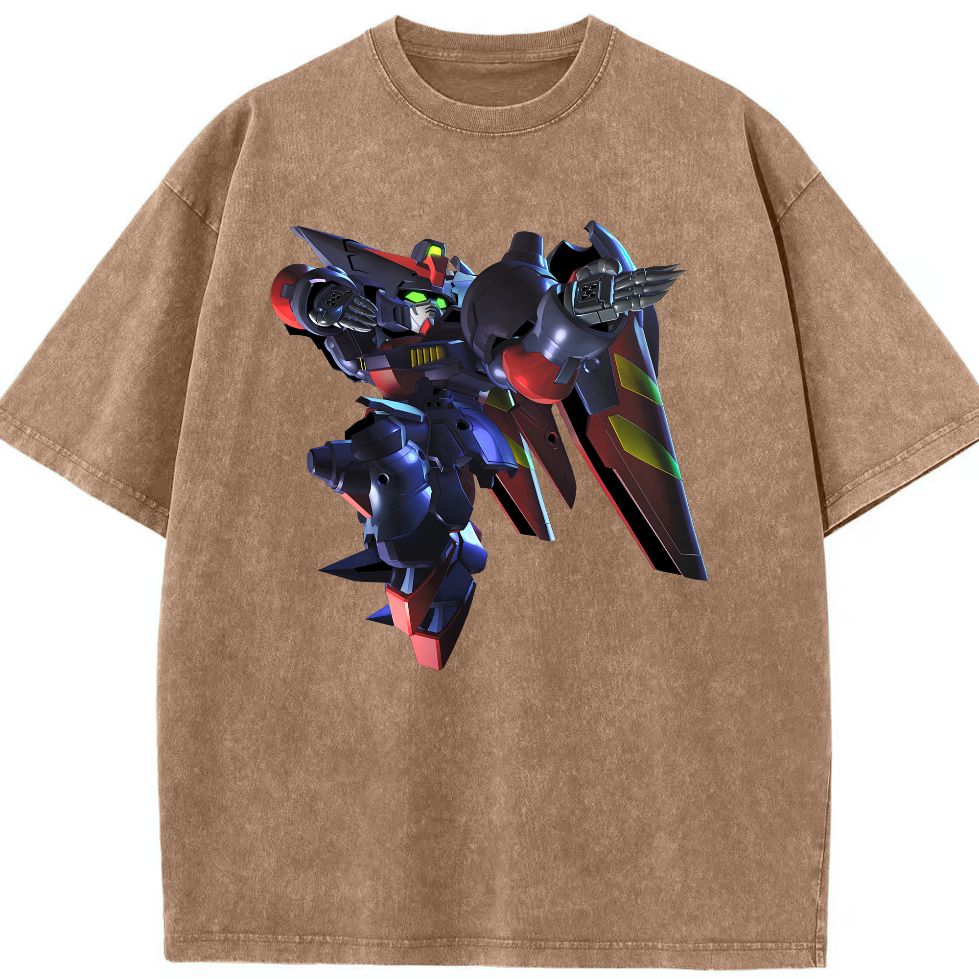 （画像用） 機動戦士ガンダム Mobile Suit Gundam 綿100% ヴィンテージ風 半袖Tシャツ（フロントプリント）