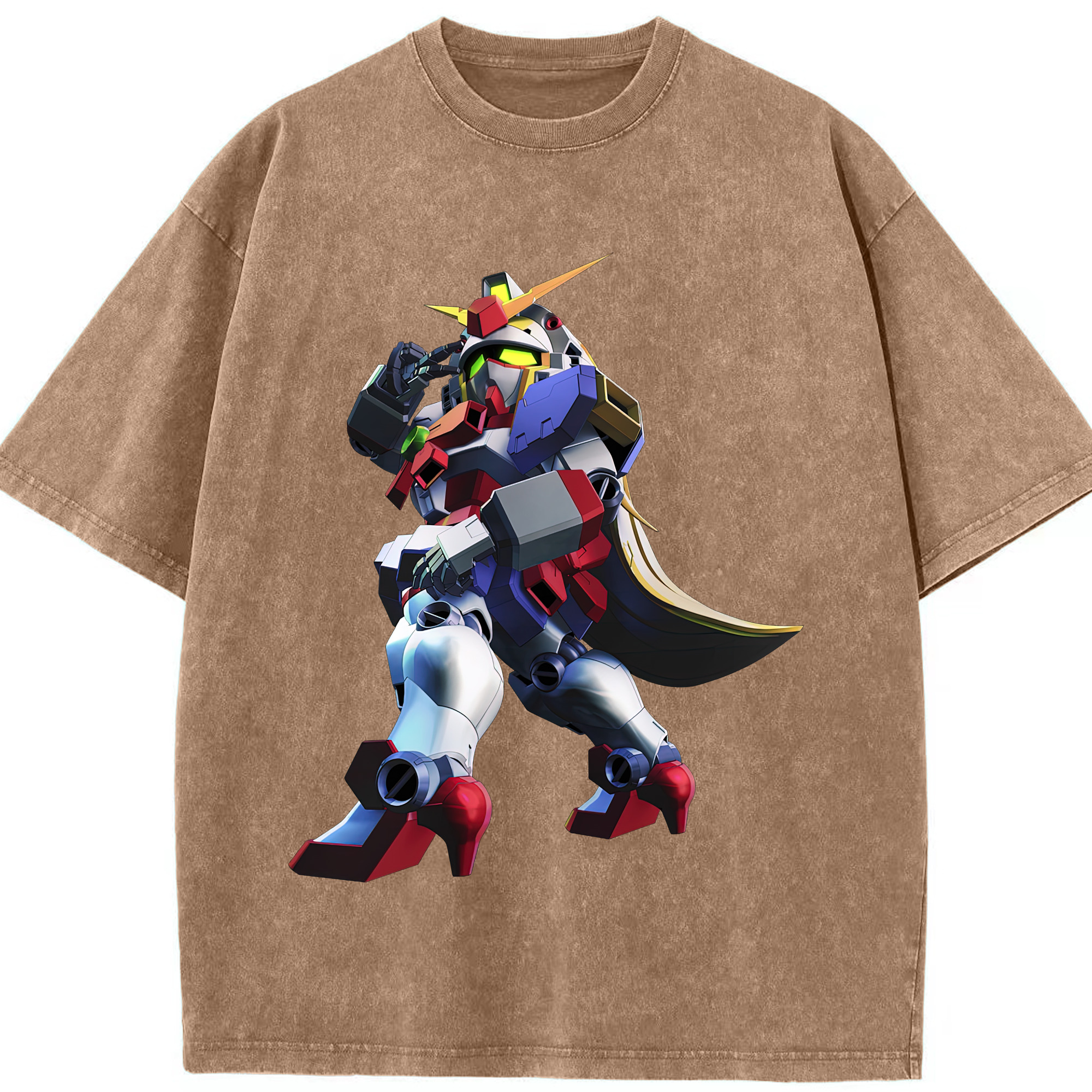 （画像用） 機動戦士ガンダム Mobile Suit Gundam 綿100% ヴィンテージ風 半袖Tシャツ（フロントプリント）