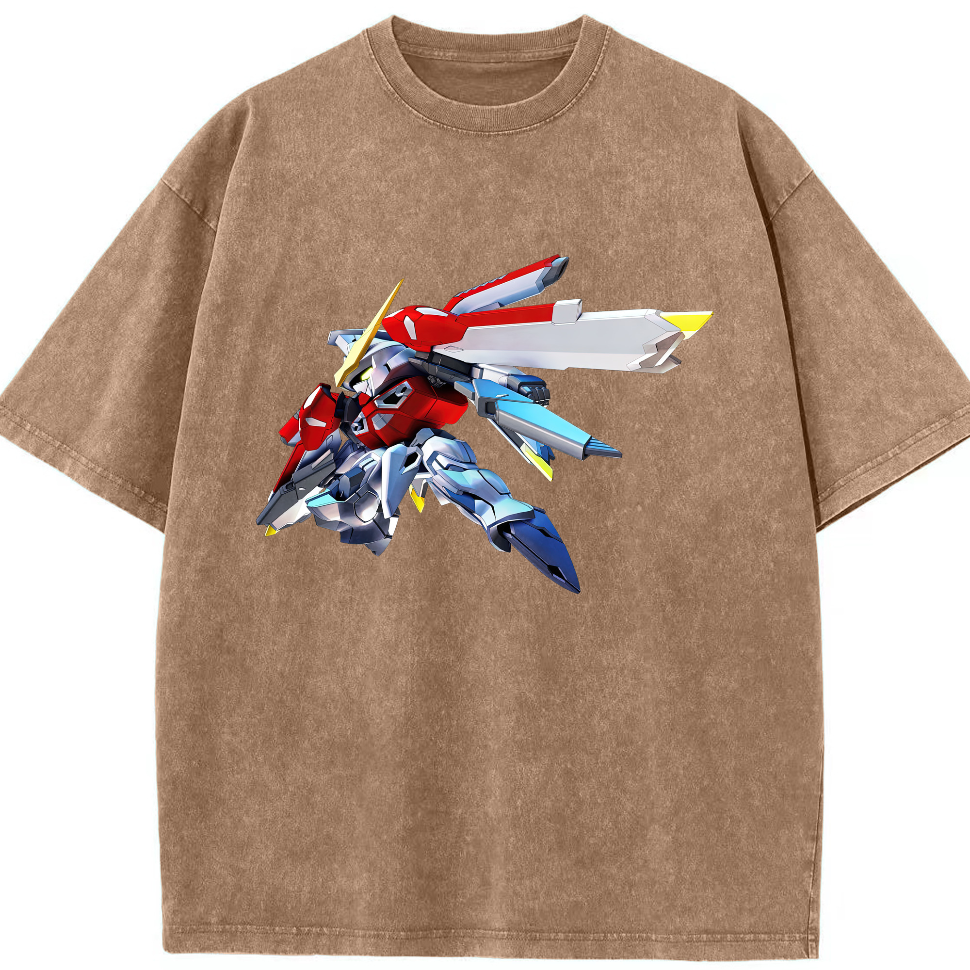 （画像用） 機動戦士ガンダム Mobile Suit Gundam 綿100% ヴィンテージ風 半袖Tシャツ（フロントプリント）