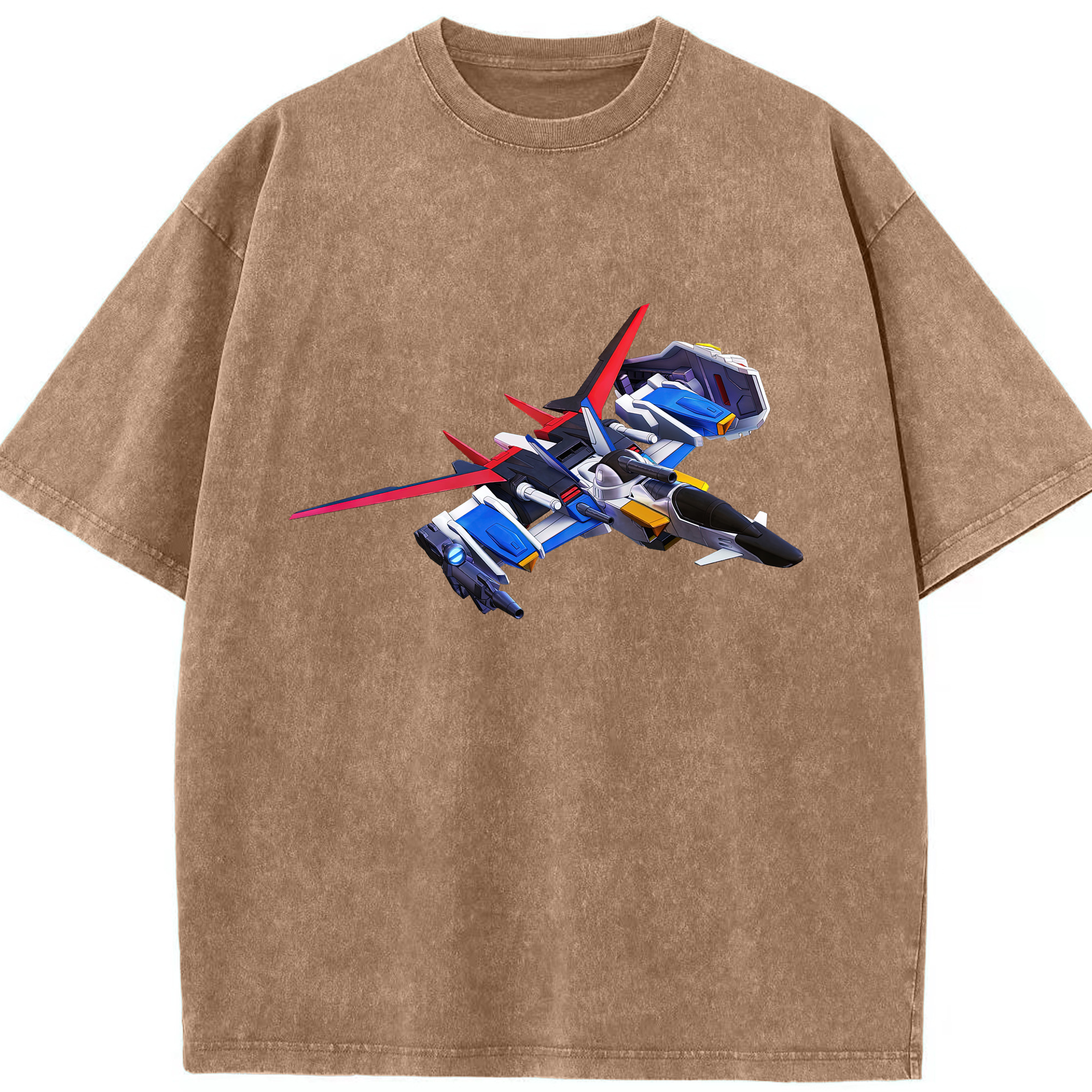（画像用） 機動戦士ガンダム Mobile Suit Gundam 綿100% ヴィンテージ風 半袖Tシャツ（フロントプリント）