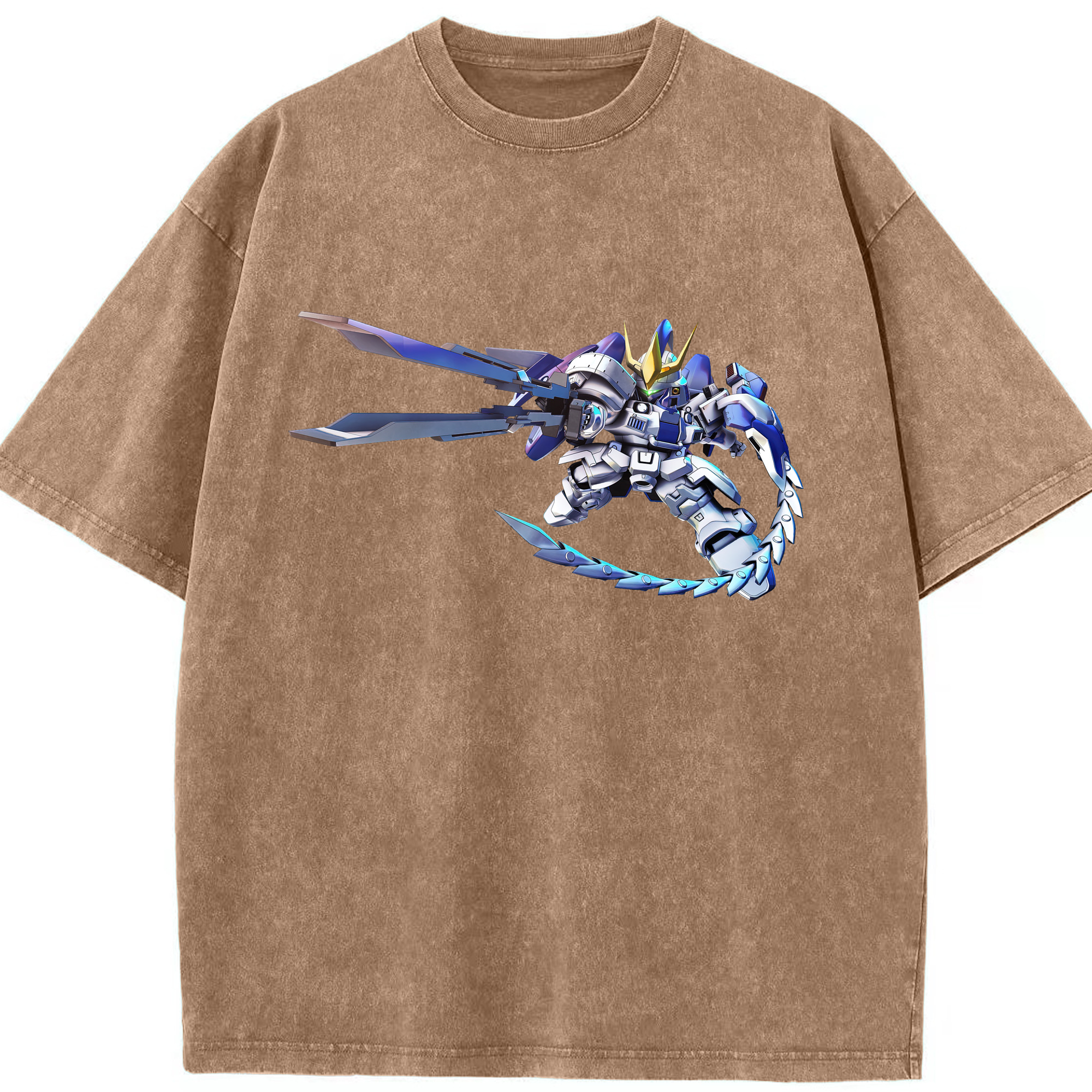 （画像用） 機動戦士ガンダム Mobile Suit Gundam 綿100% ヴィンテージ風 半袖Tシャツ（フロントプリント）