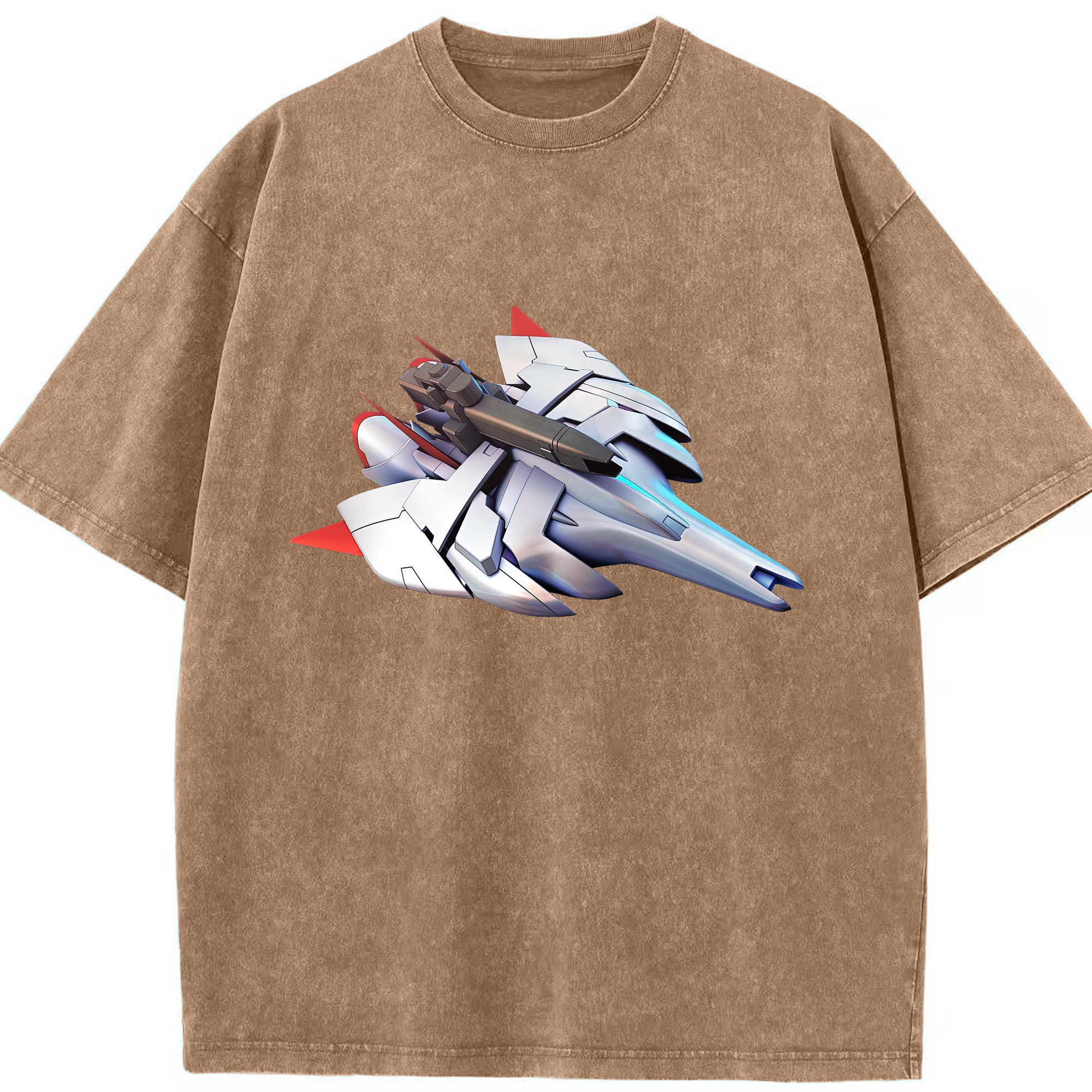 （画像用） 機動戦士ガンダム Mobile Suit Gundam 綿100% ヴィンテージ風 半袖Tシャツ（フロントプリント）