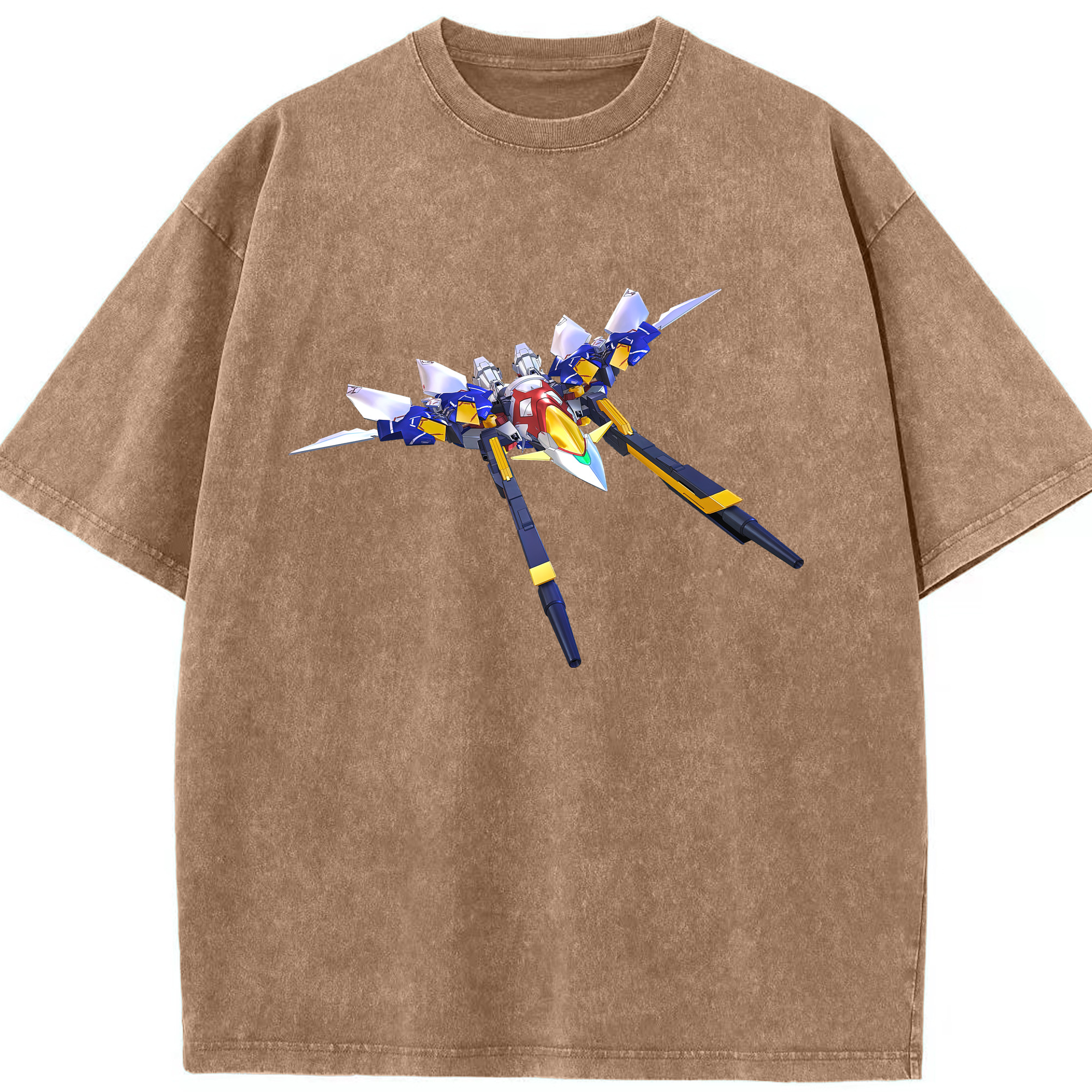 （画像用） 機動戦士ガンダム Mobile Suit Gundam 綿100% ヴィンテージ風 半袖Tシャツ（フロントプリント）
