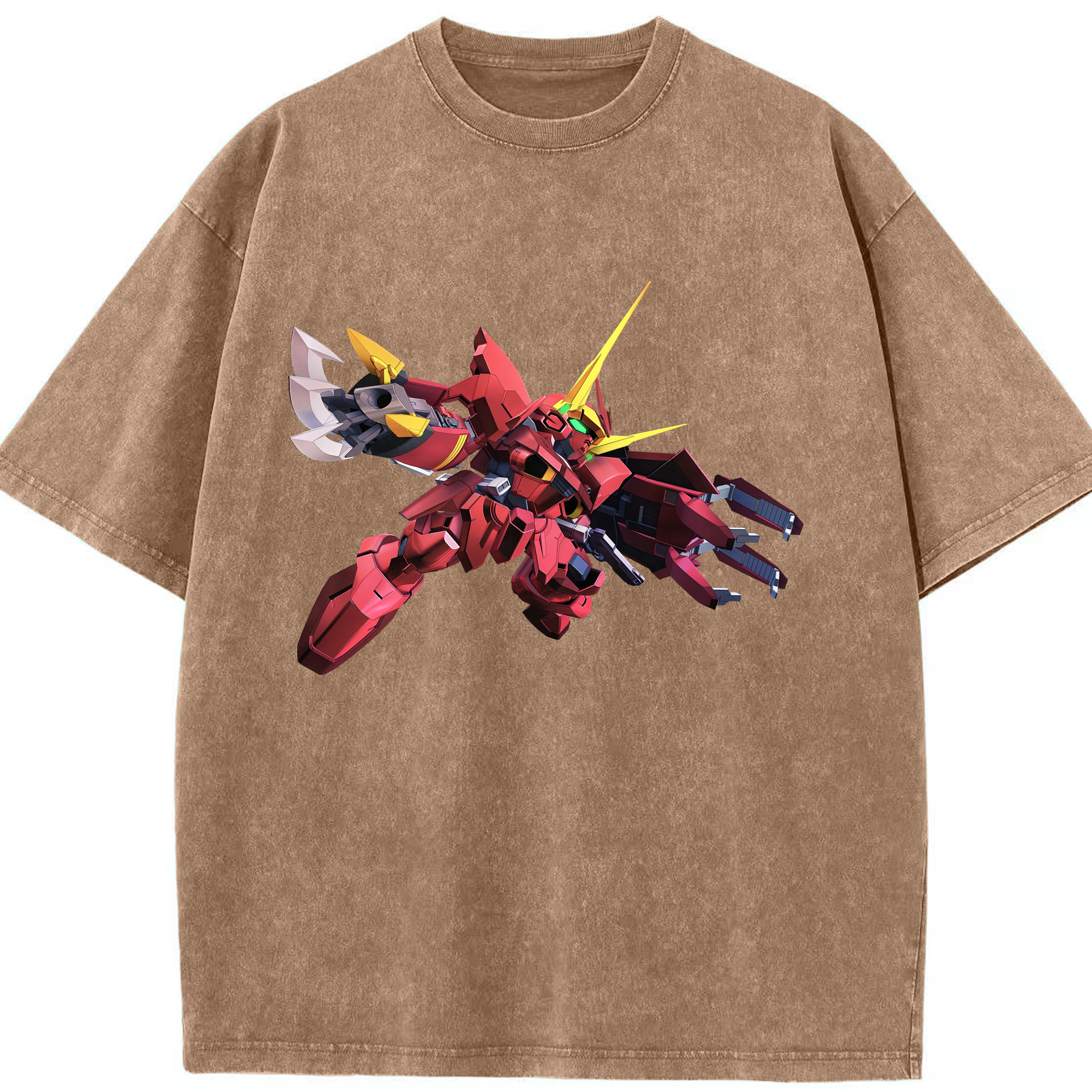 （画像用） 機動戦士ガンダム Mobile Suit Gundam 綿100% ヴィンテージ風 半袖Tシャツ（フロントプリント）