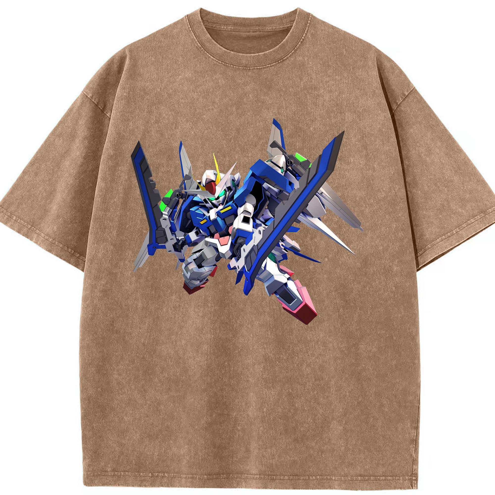 （画像用） 機動戦士ガンダム Mobile Suit Gundam 綿100% ヴィンテージ風 半袖Tシャツ（フロントプリント）