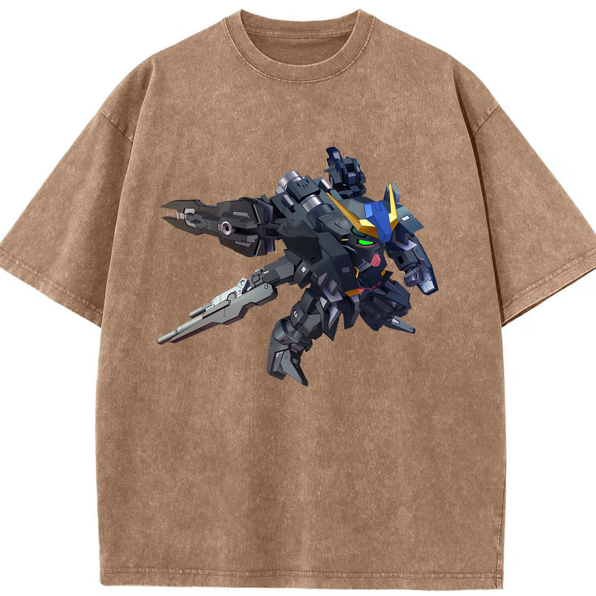 （画像用） 機動戦士ガンダム Mobile Suit Gundam 綿100% ヴィンテージ風 半袖Tシャツ（フロントプリント）