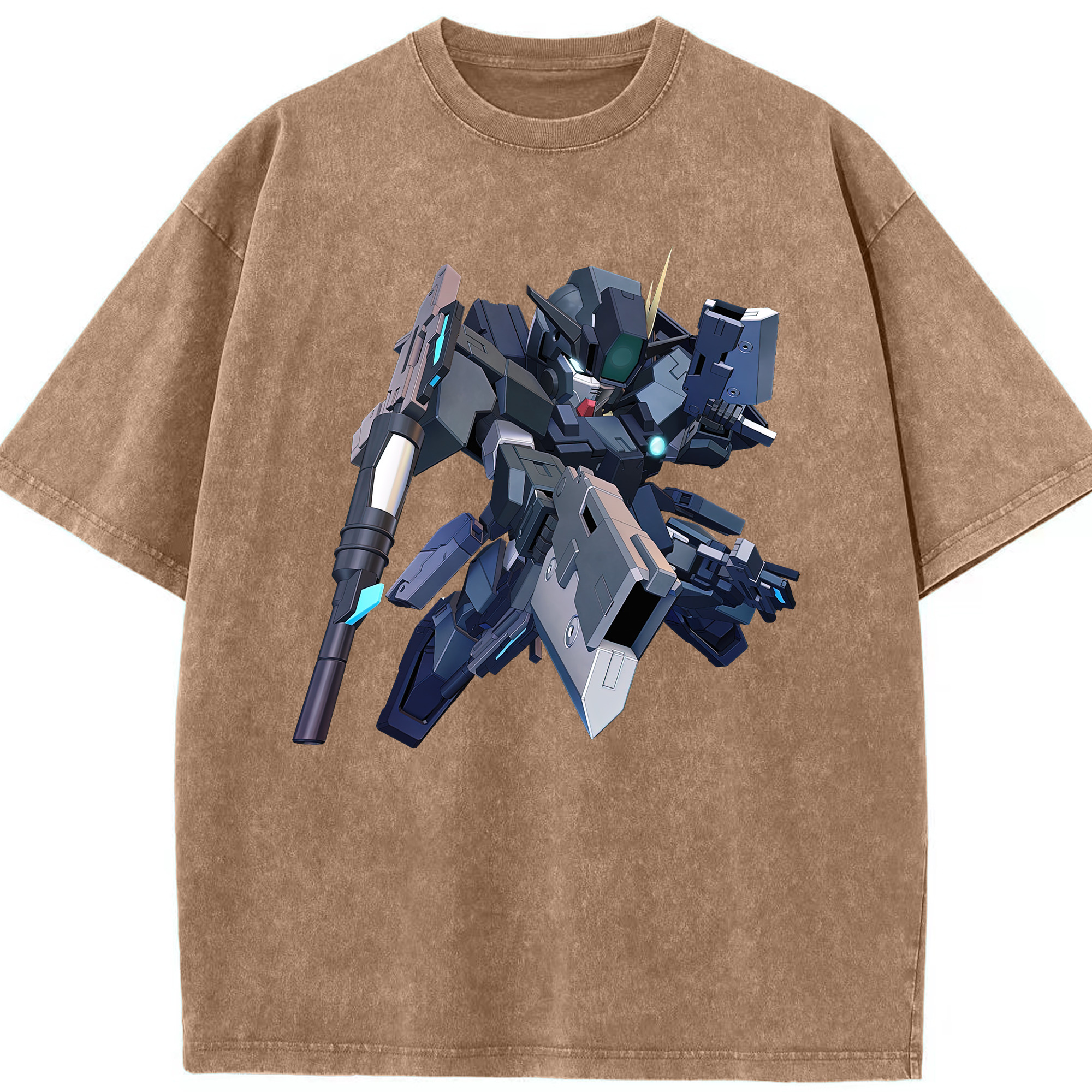 （画像用） 機動戦士ガンダム Mobile Suit Gundam 綿100% ヴィンテージ風 半袖Tシャツ（フロントプリント）