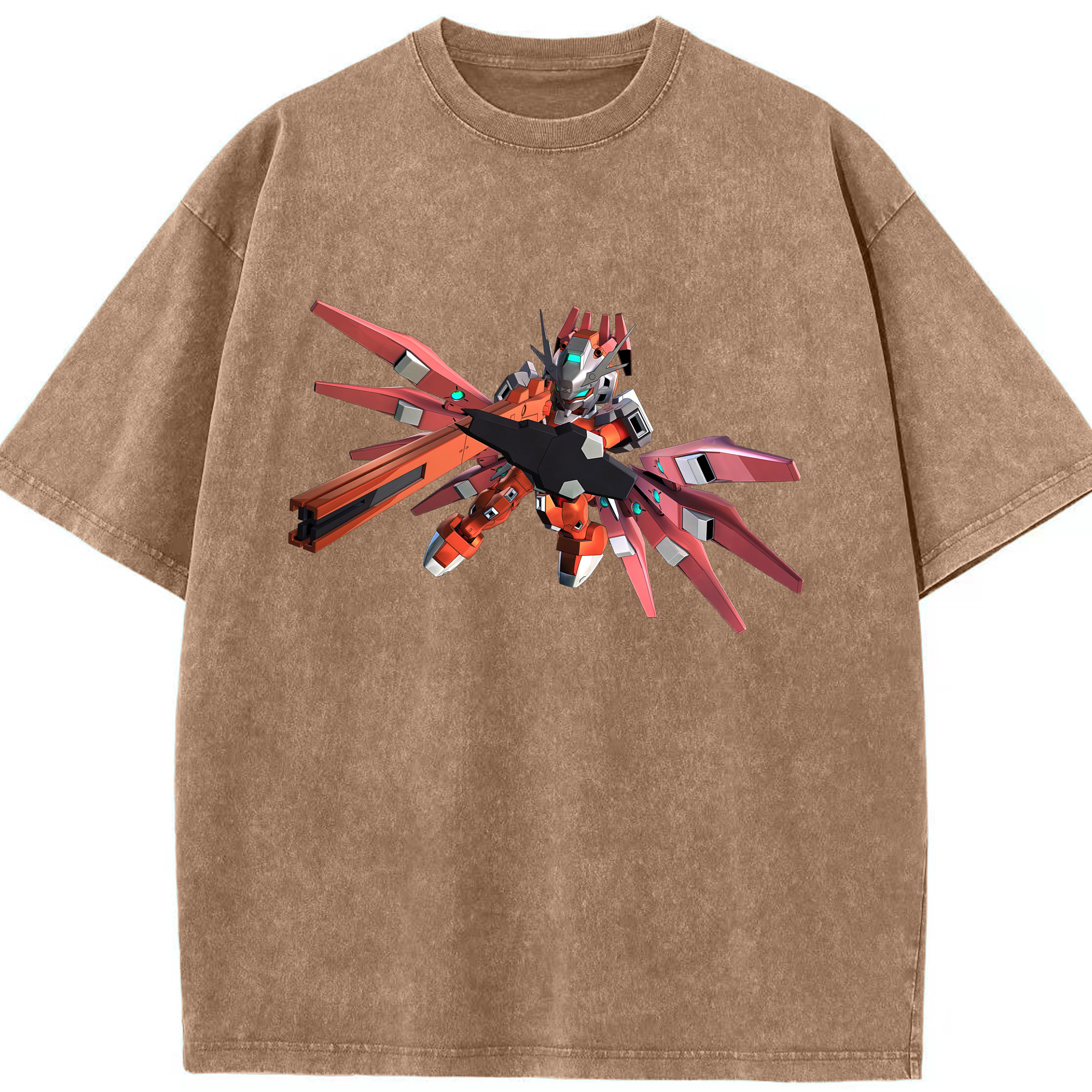 （画像用） 機動戦士ガンダム Mobile Suit Gundam 綿100% ヴィンテージ風 半袖Tシャツ（フロントプリント）