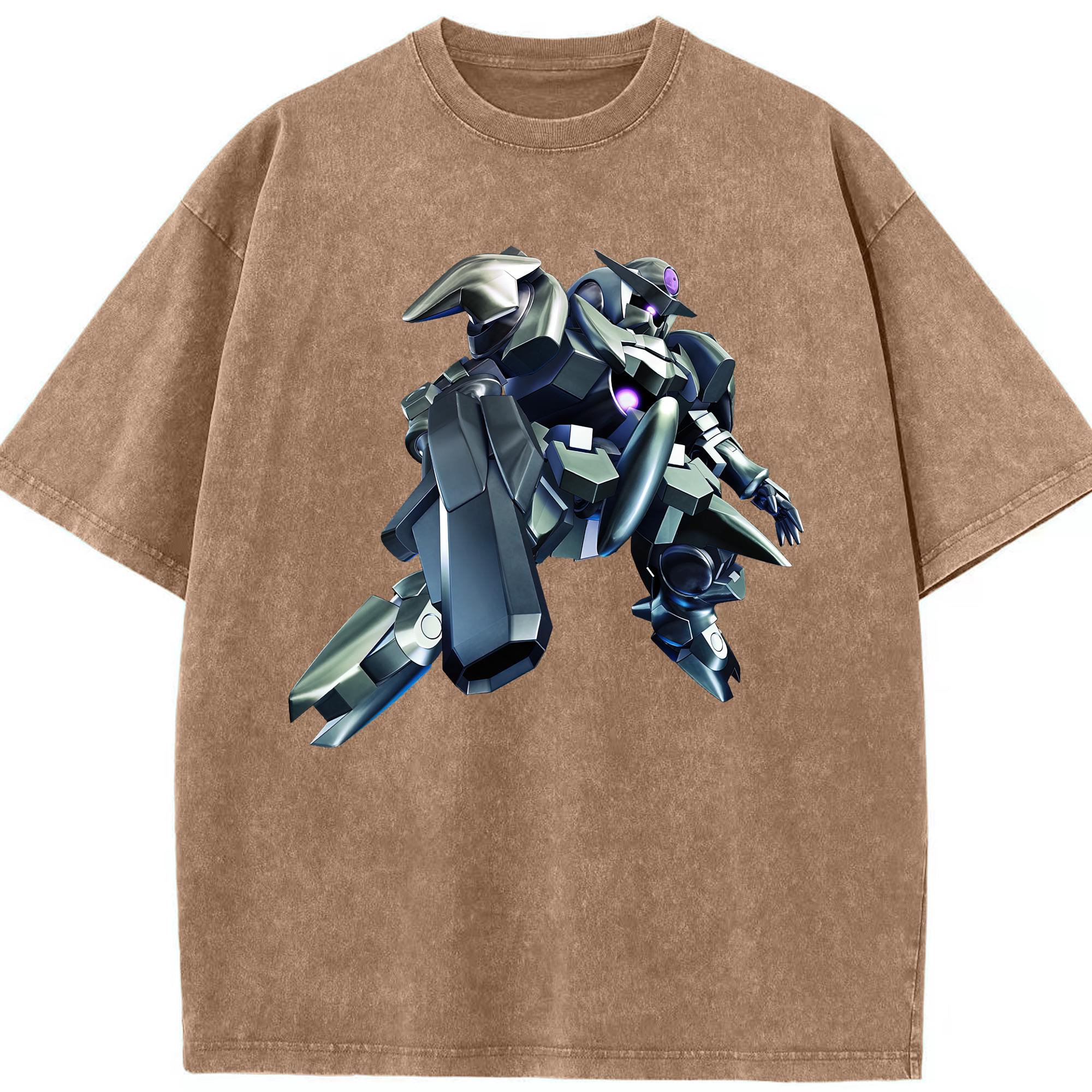 （画像用） 機動戦士ガンダム Mobile Suit Gundam 綿100% ヴィンテージ風 半袖Tシャツ（フロントプリント）