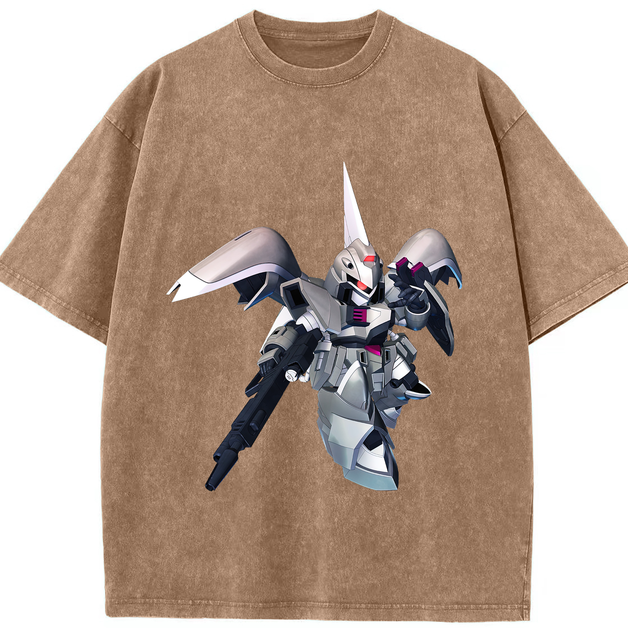 （画像用） 機動戦士ガンダム Mobile Suit Gundam 綿100% ヴィンテージ風 半袖Tシャツ（フロントプリント）