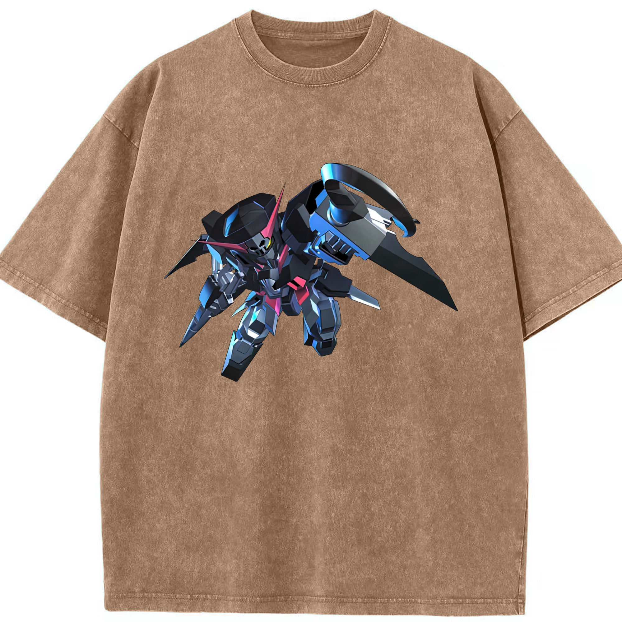 （画像用） 機動戦士ガンダム Mobile Suit Gundam 綿100% ヴィンテージ風 半袖Tシャツ（フロントプリント）