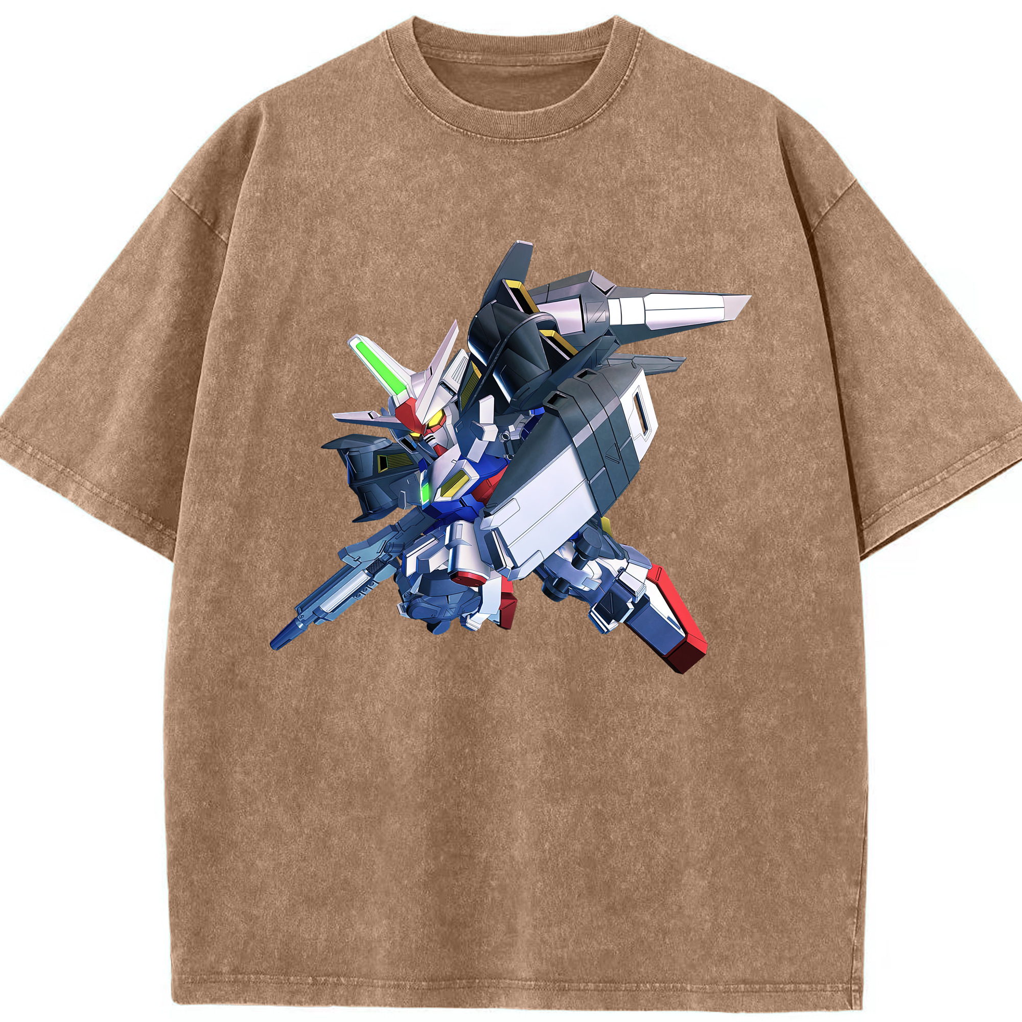 （画像用） 機動戦士ガンダム Mobile Suit Gundam 綿100% ヴィンテージ風 半袖Tシャツ（フロントプリント）