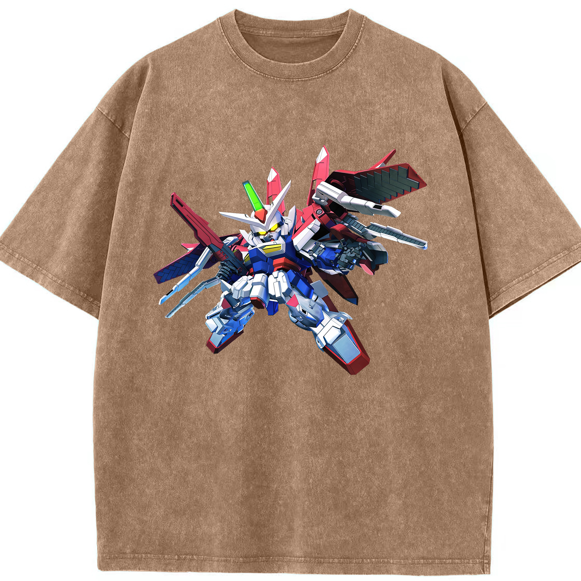 （画像用） 機動戦士ガンダム Mobile Suit Gundam 綿100% ヴィンテージ風 半袖Tシャツ（フロントプリント）