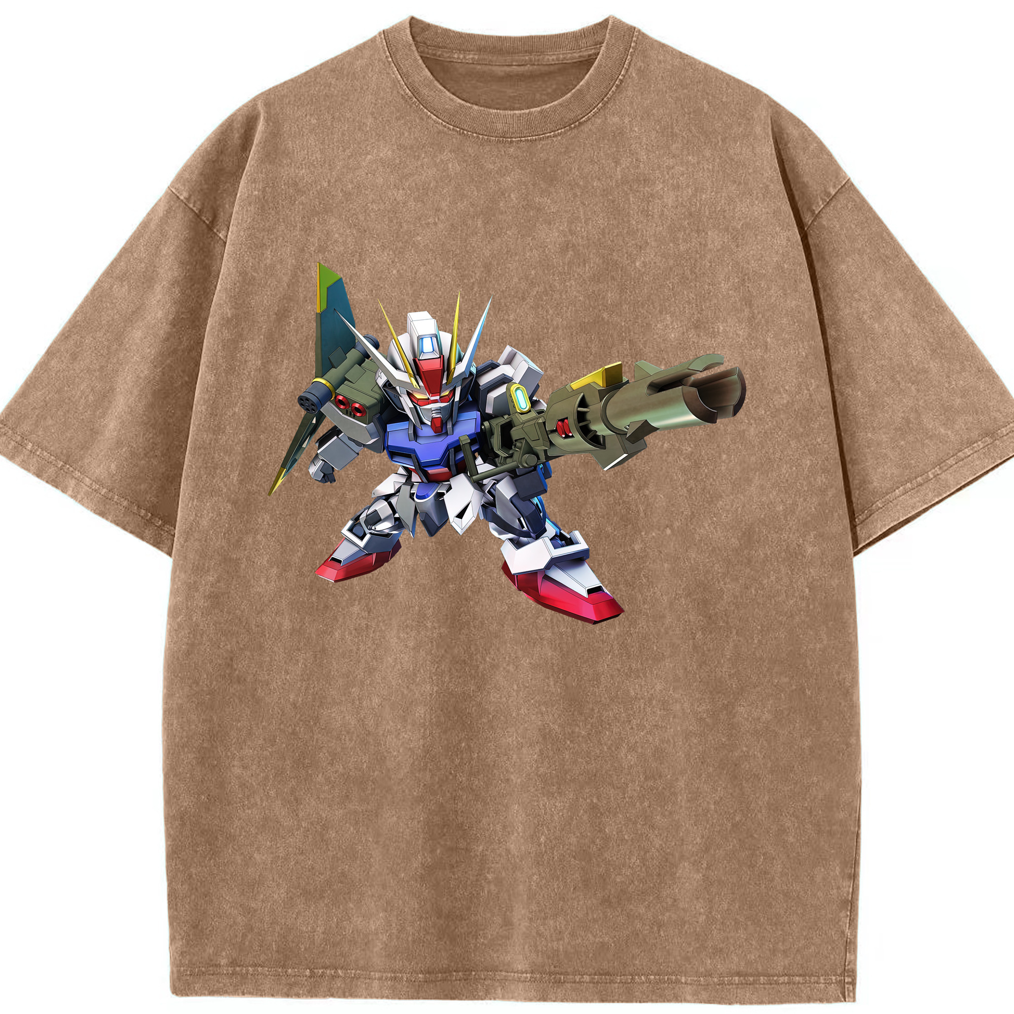 （画像用） 機動戦士ガンダム Mobile Suit Gundam 綿100% ヴィンテージ風 半袖Tシャツ（フロントプリント）