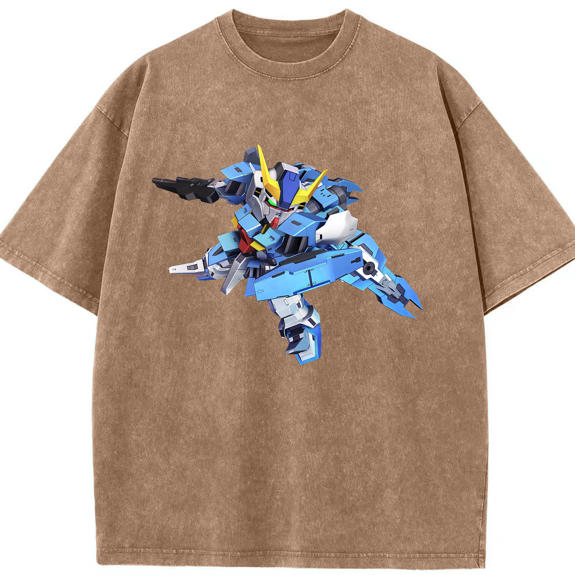 （画像用） 機動戦士ガンダム Mobile Suit Gundam 綿100% ヴィンテージ風 半袖Tシャツ（フロントプリント）