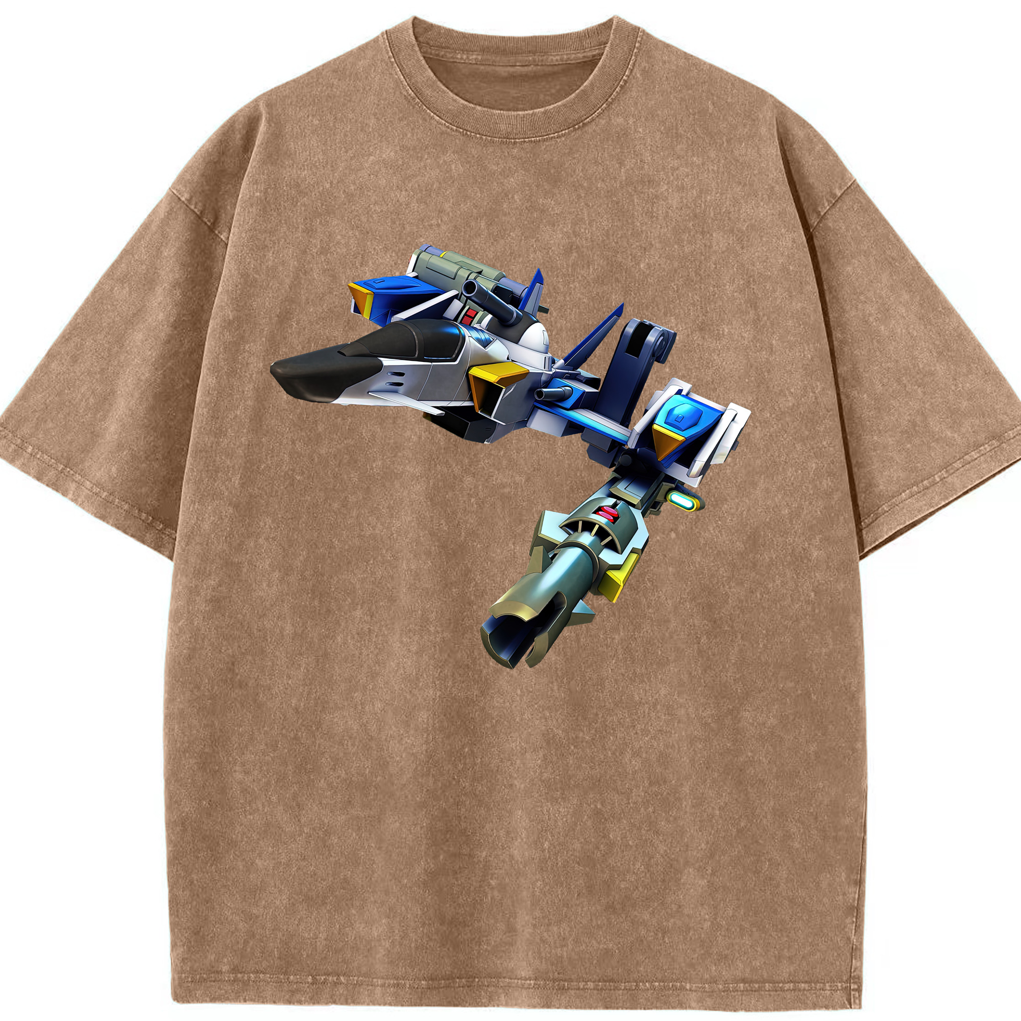 （画像用） 機動戦士ガンダム Mobile Suit Gundam 綿100% ヴィンテージ風 半袖Tシャツ（フロントプリント）