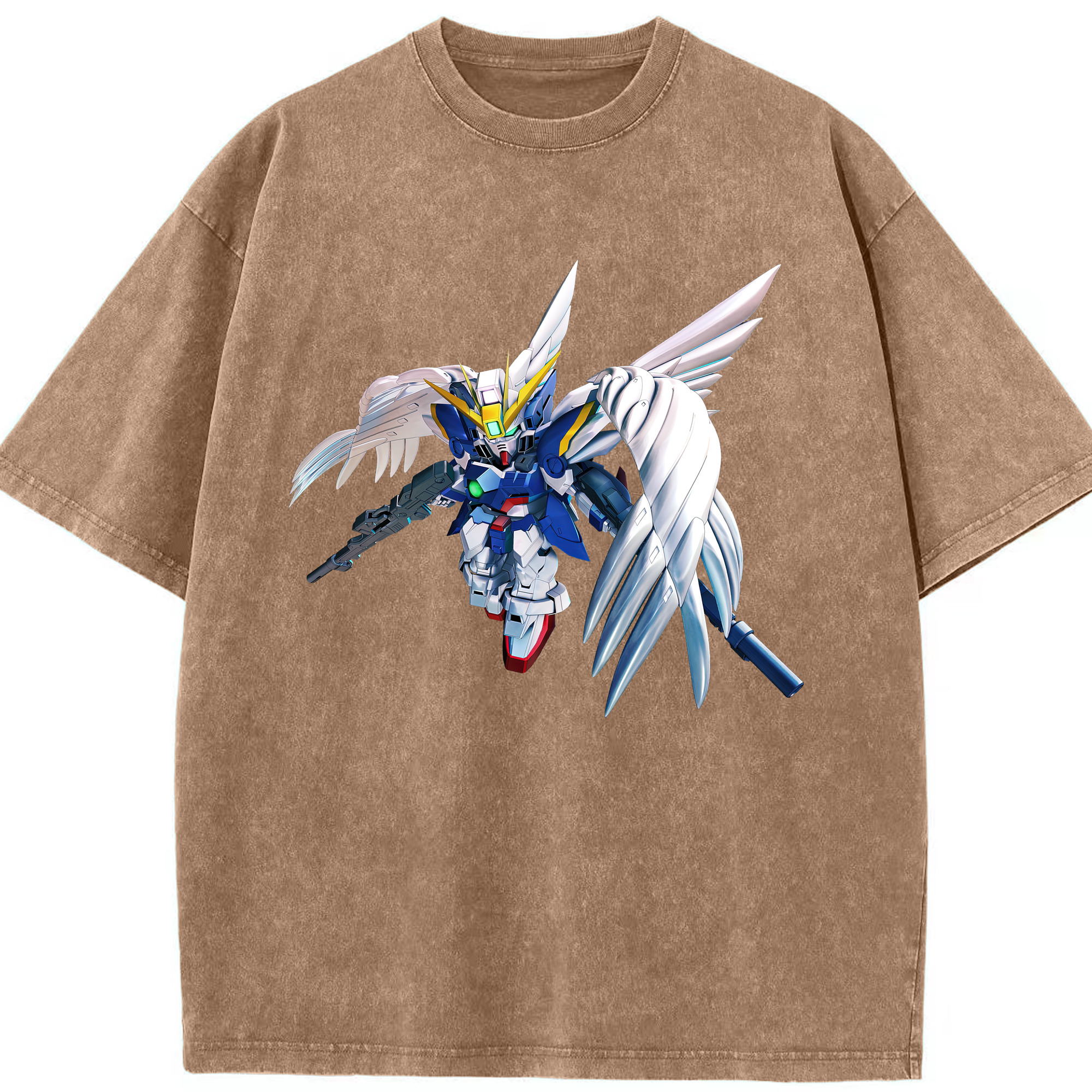 （画像用） 機動戦士ガンダム Mobile Suit Gundam 綿100% ヴィンテージ風 半袖Tシャツ（フロントプリント）