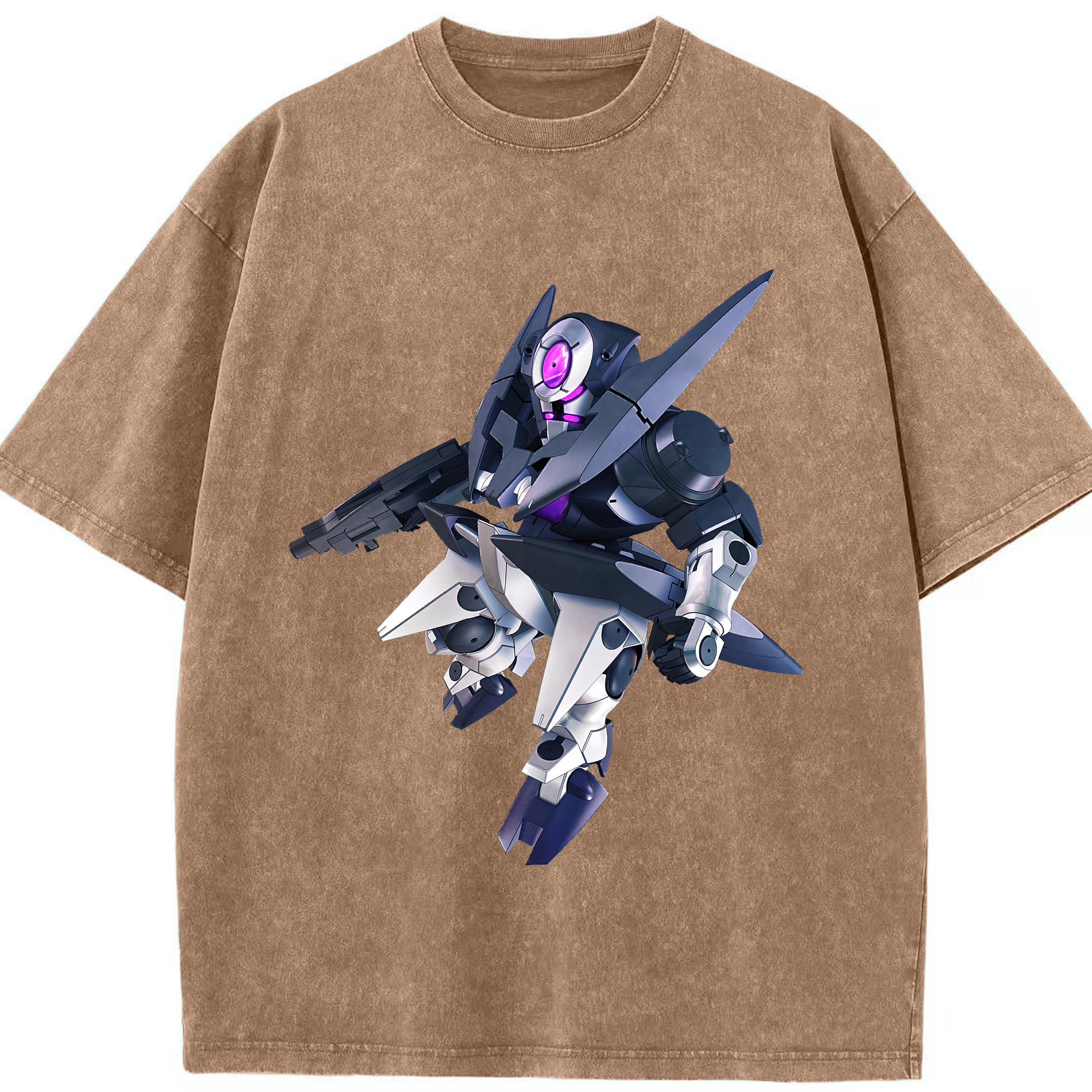 （画像用） 機動戦士ガンダム Mobile Suit Gundam 綿100% ヴィンテージ風 半袖Tシャツ（フロントプリント）