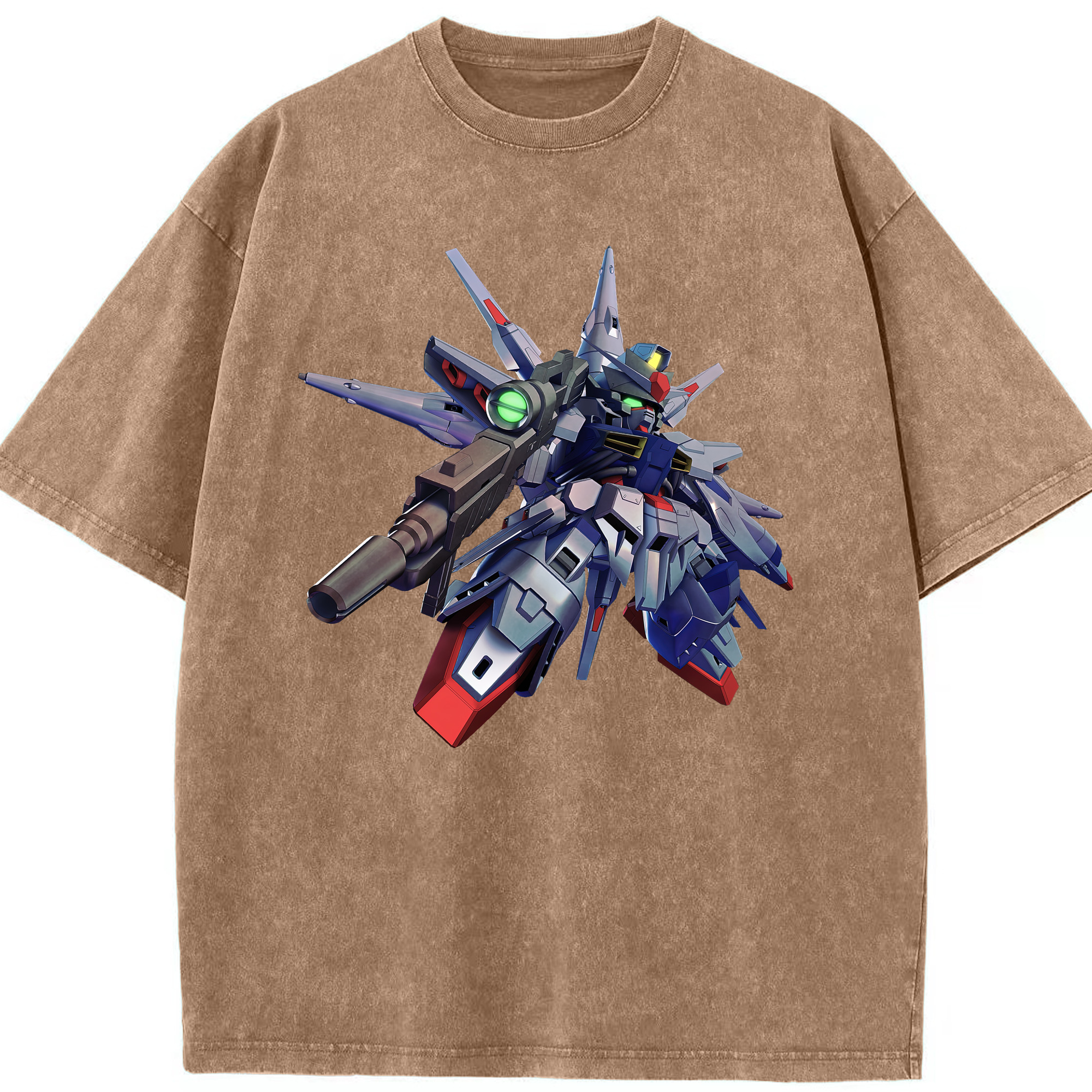 （画像用） 機動戦士ガンダム Mobile Suit Gundam 綿100% ヴィンテージ風 半袖Tシャツ（フロントプリント）