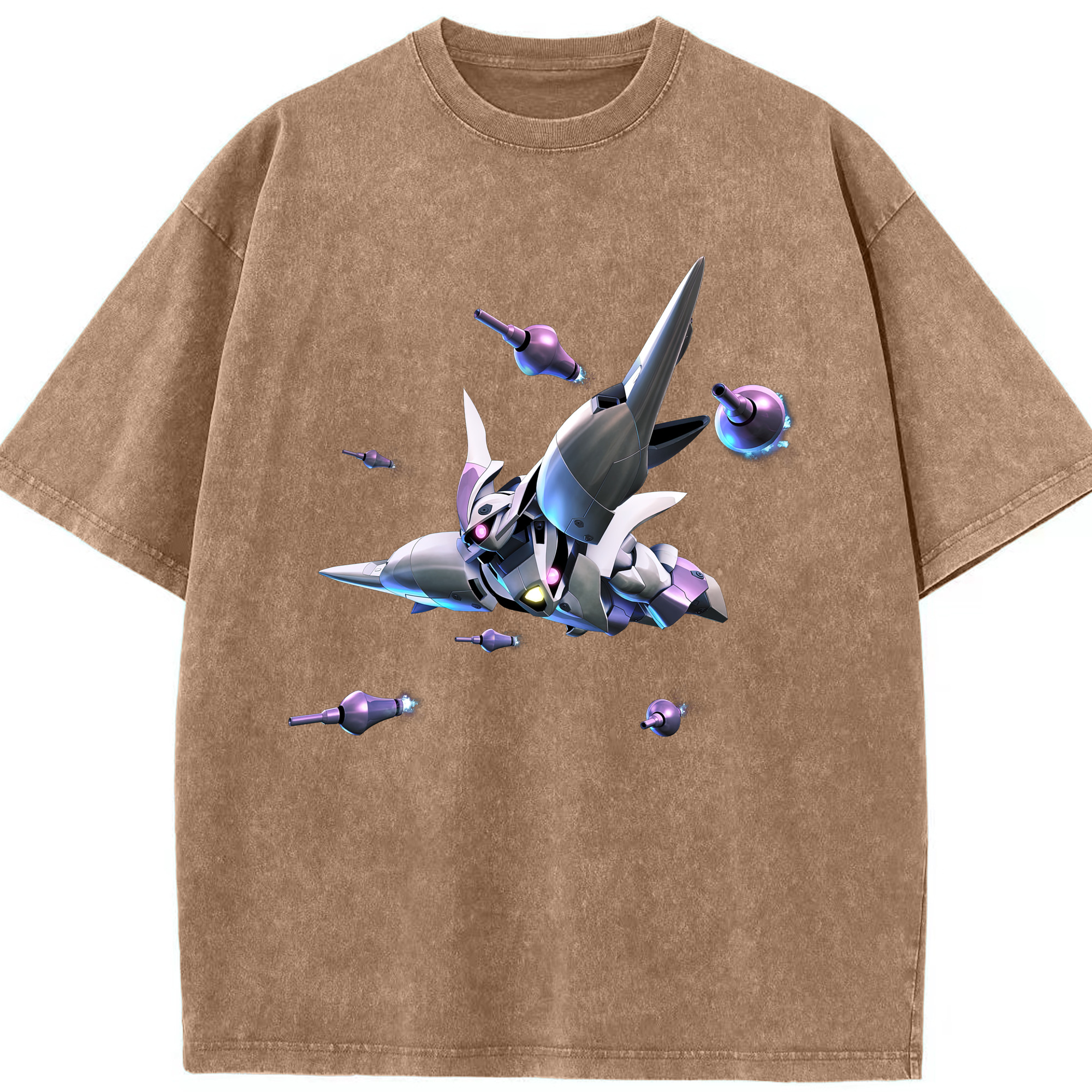 （画像用） 機動戦士ガンダム Mobile Suit Gundam 綿100% ヴィンテージ風 半袖Tシャツ（フロントプリント）