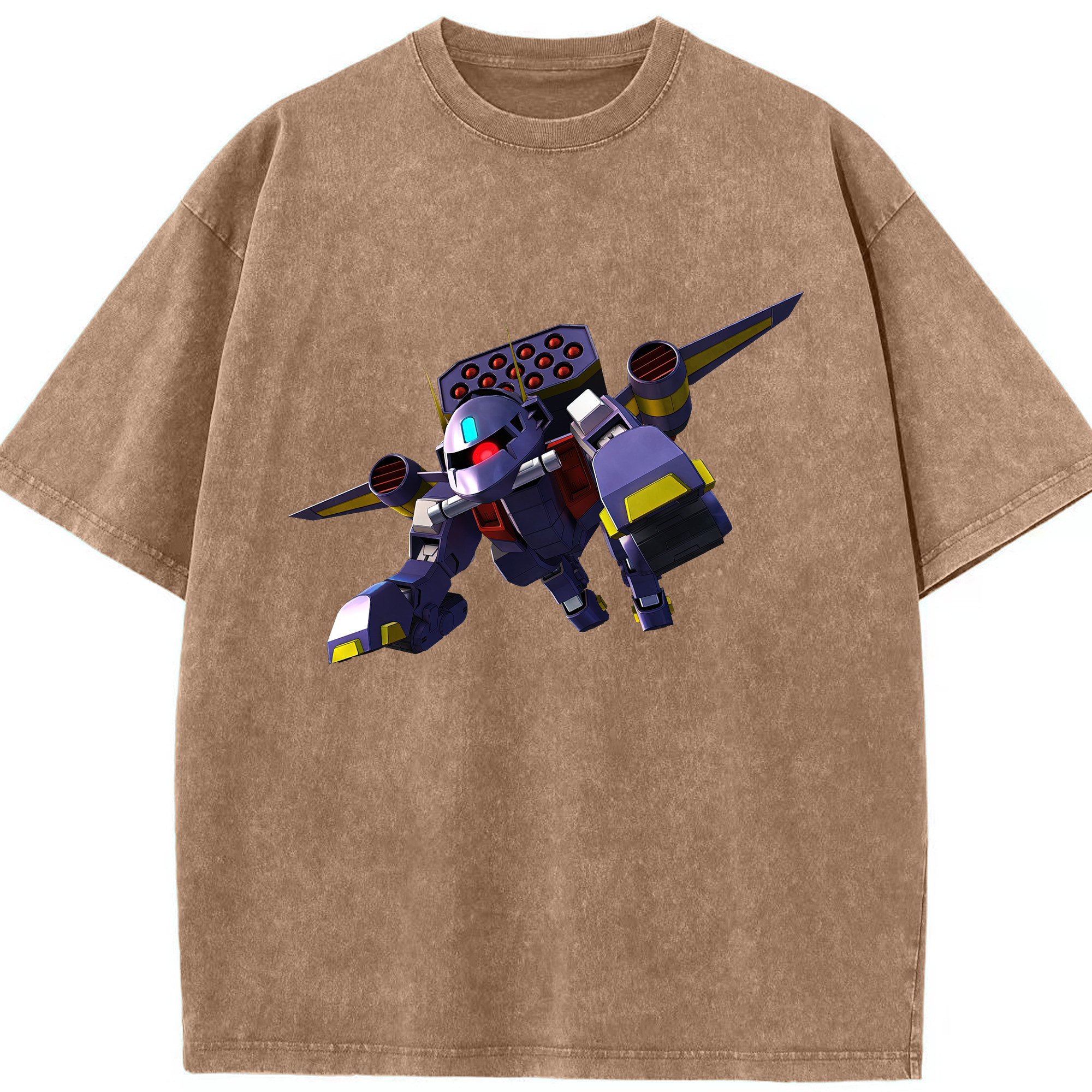 （画像用） 機動戦士ガンダム Mobile Suit Gundam 綿100% ヴィンテージ風 半袖Tシャツ（フロントプリント）