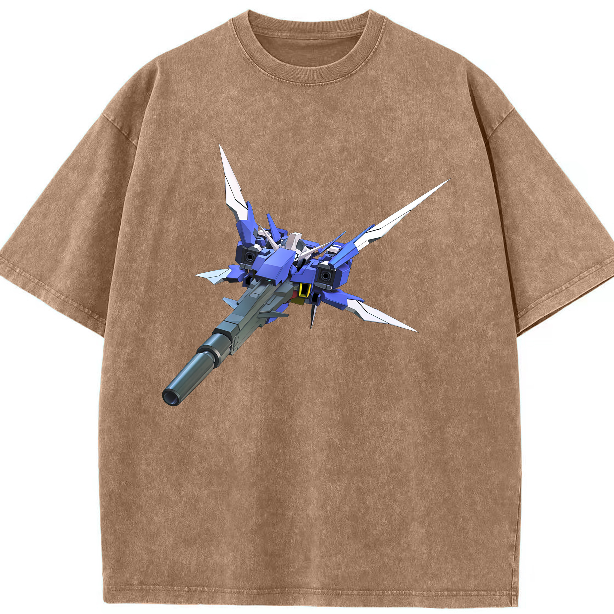 （画像用） 機動戦士ガンダム Mobile Suit Gundam 綿100% ヴィンテージ風 半袖Tシャツ（フロントプリント）