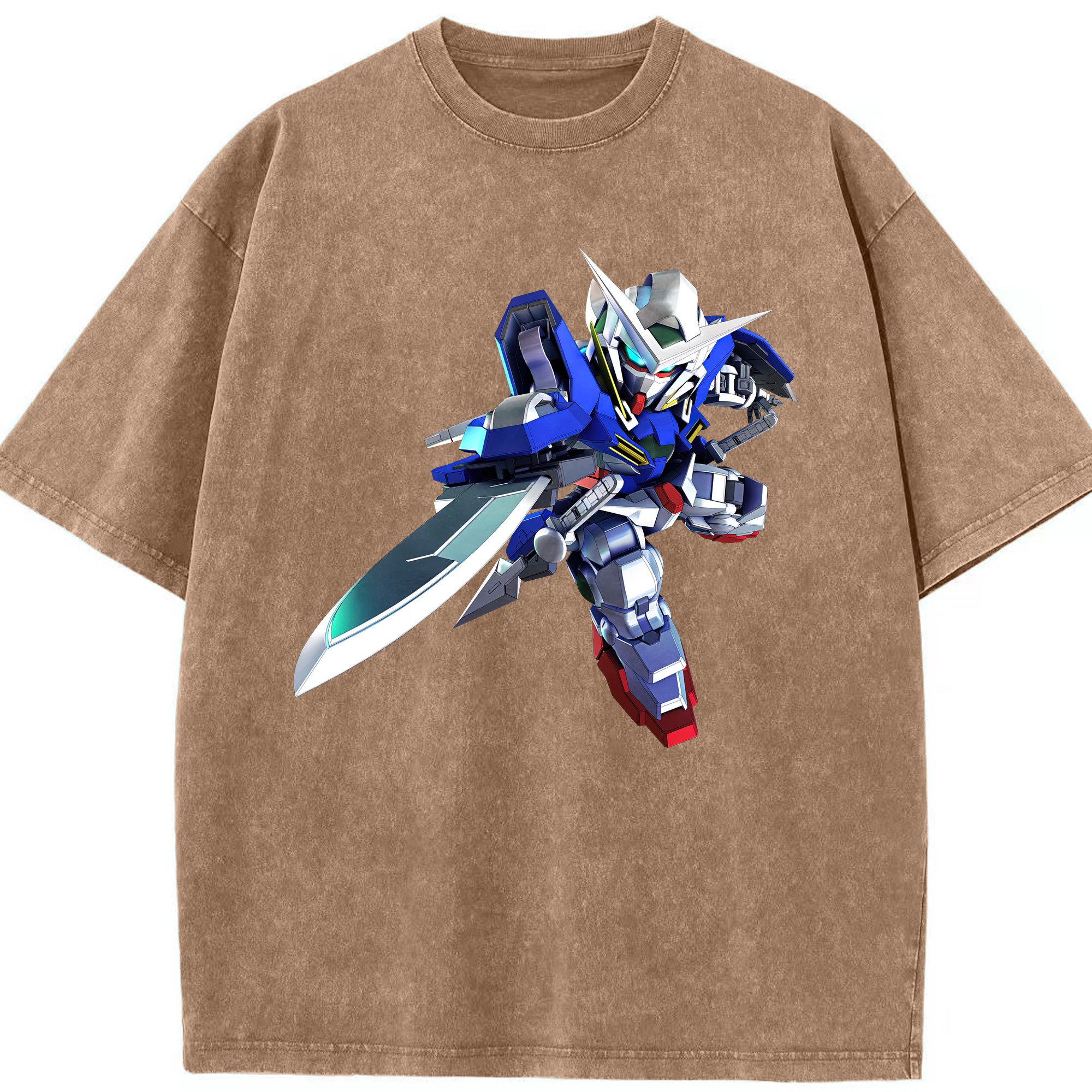 （画像用） 機動戦士ガンダム Mobile Suit Gundam 綿100% ヴィンテージ風 半袖Tシャツ（フロントプリント）